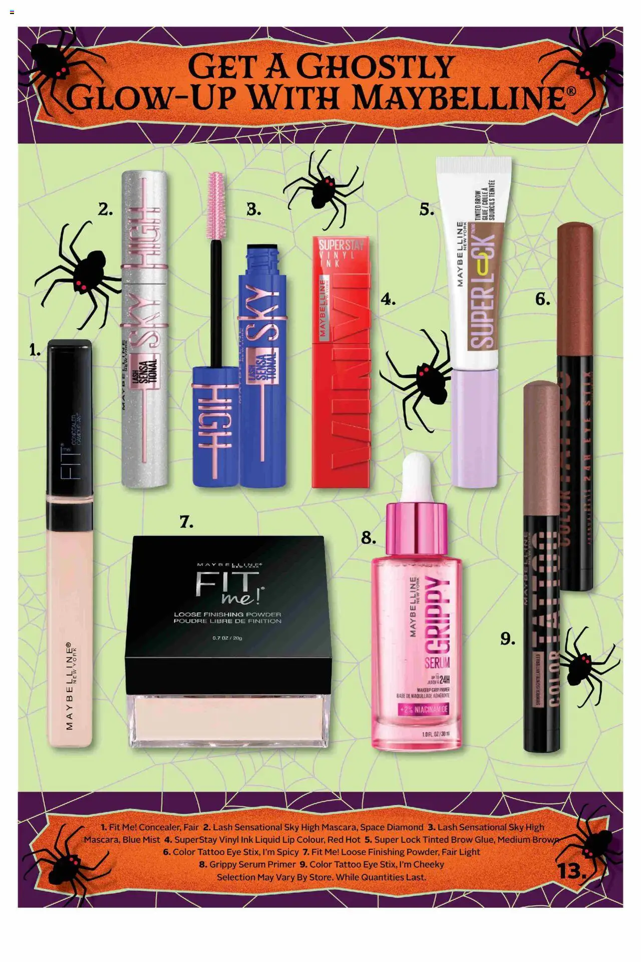 Rexall flyer valid from 19.09.2025 | Page: 13 | Products: Concealer, Powder
