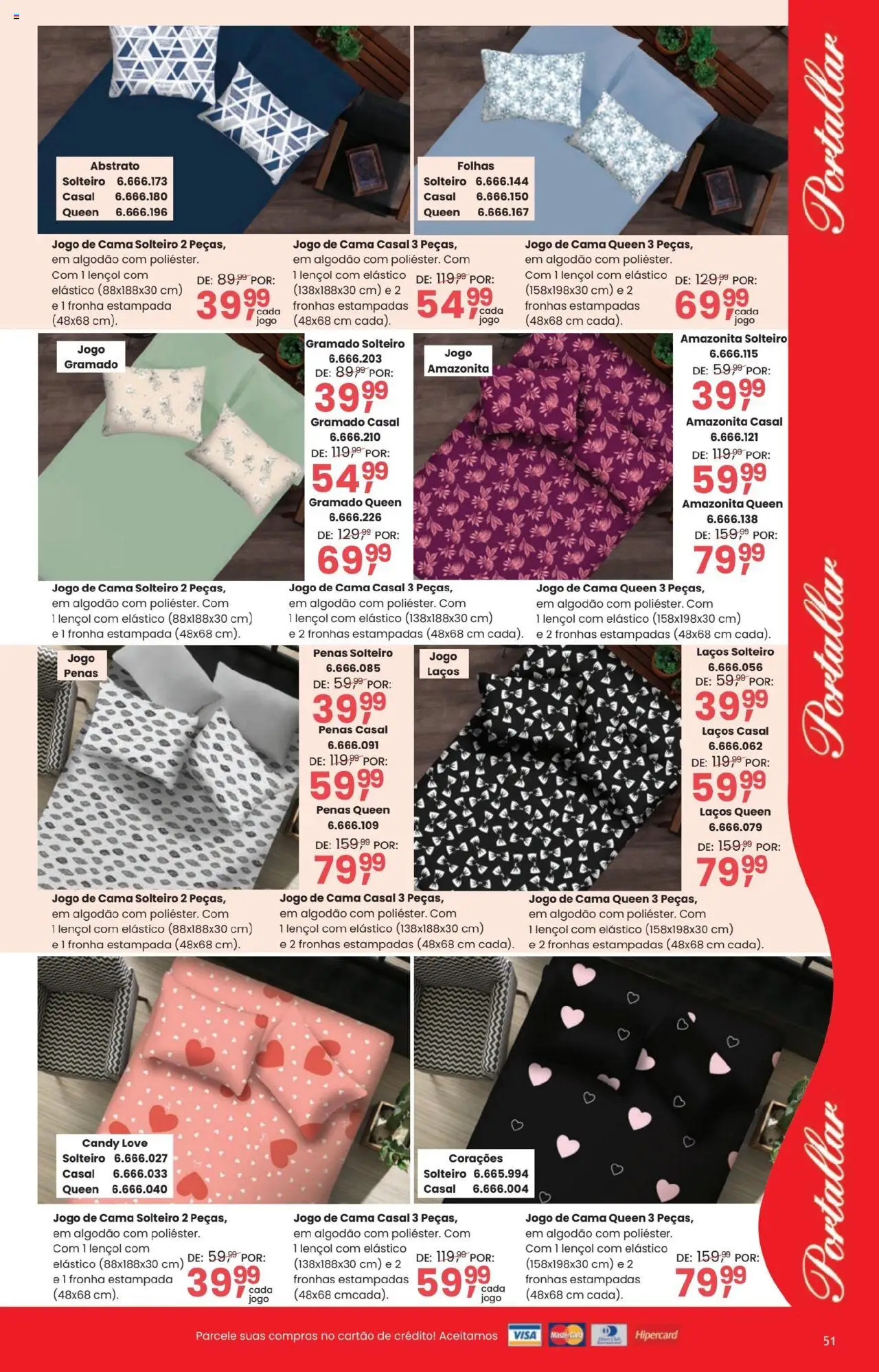 Quatro Estações Folheto - válido de 01.12.2025 | Página: 51 | Produtos: Jogo de cama, Cama, Algodão, Fronha