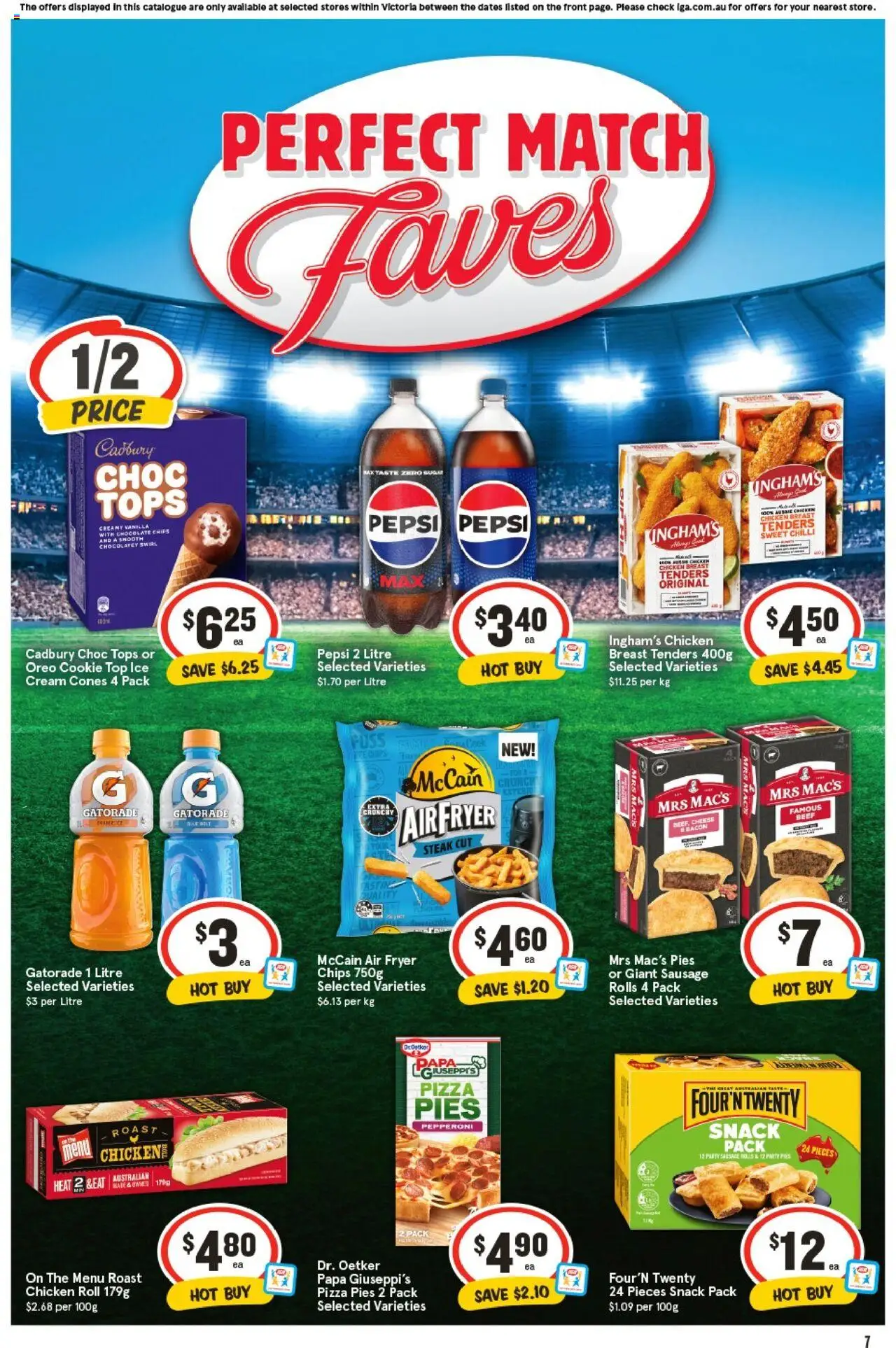 IGA catalogue - valid from 24.09.2025 | Page: 10 | Products: Bacon, Pizza, Chicken, Steak