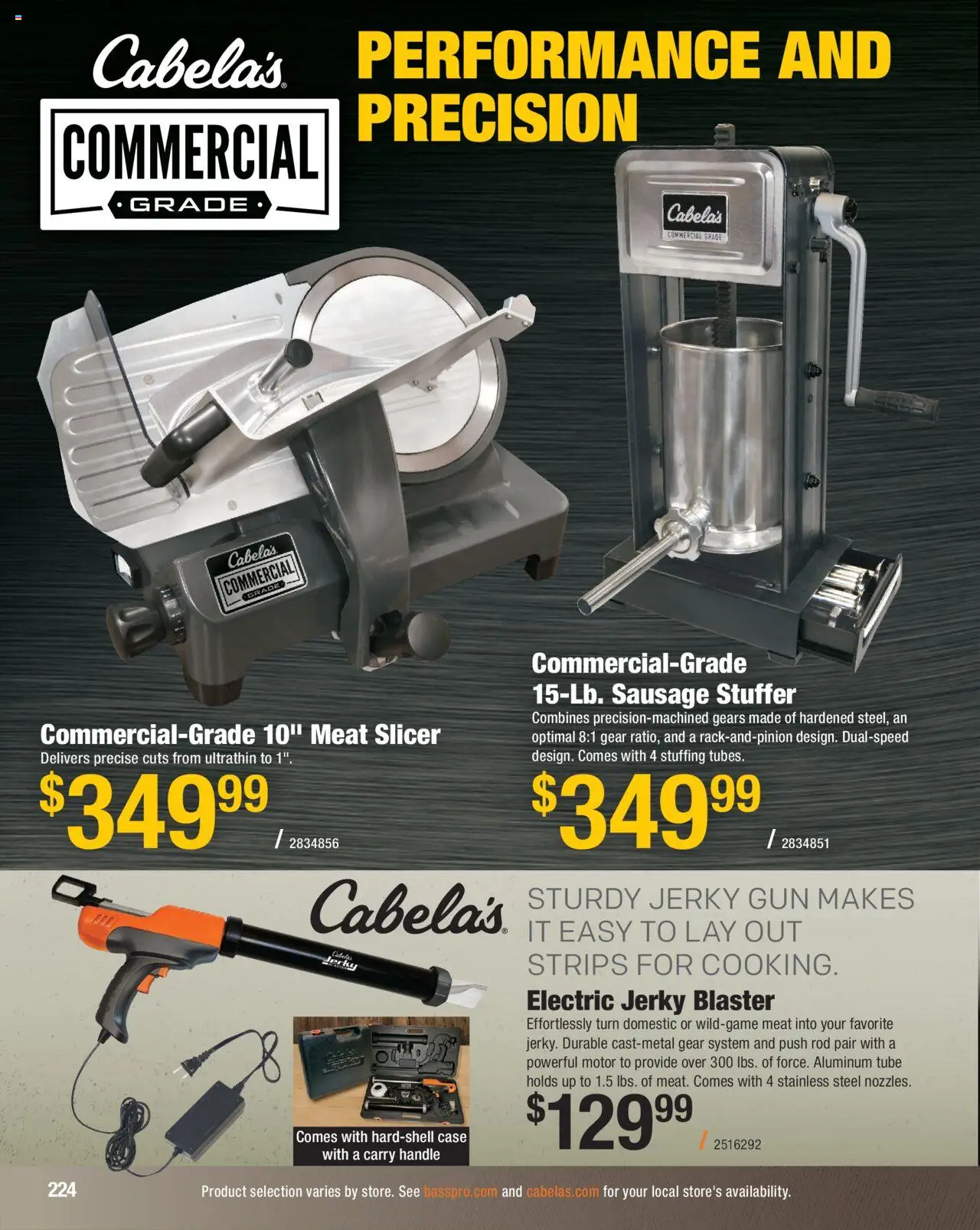 Cabela's Hunting Master 25 - valid from 11.08.2025 | Page: 224 | Products: Sausage, Case, Rod, Slicer
