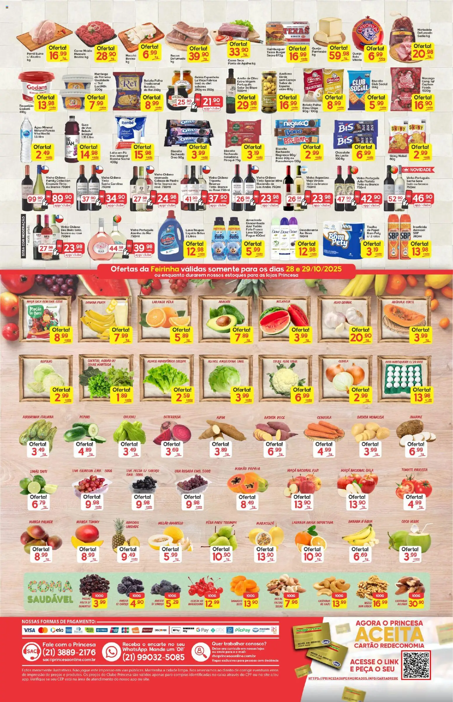 Princesa Folheto - válido de 27.10.2025 | Página: 2 | Produtos: Agrião, Cebola, Geleia, Água mineral