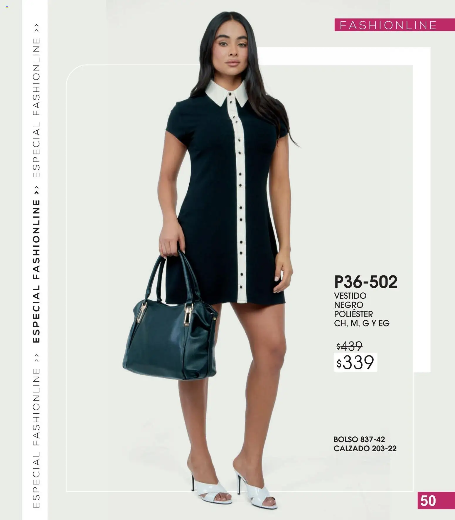 Nuevas ofertas de Cklass válidas en toda la República Mexicana desde el 13.02.2026. ¡Encuentra las mejores ofertas en Cklass catálogo Especial Fashionline! | Página: 51 | Productos: Bolso, Vestido