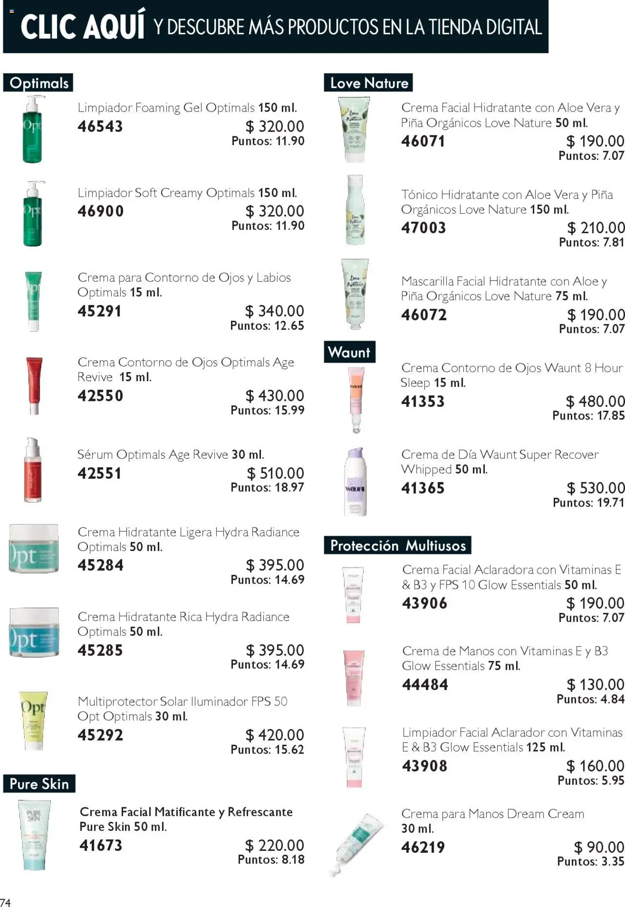 Nuevas ofertas de Oriflame válidas en toda la República Mexicana desde el 13.09.2025. ¡Encuentra las mejores ofertas en Oriflame - Campaña 13 2025! | Página: 74