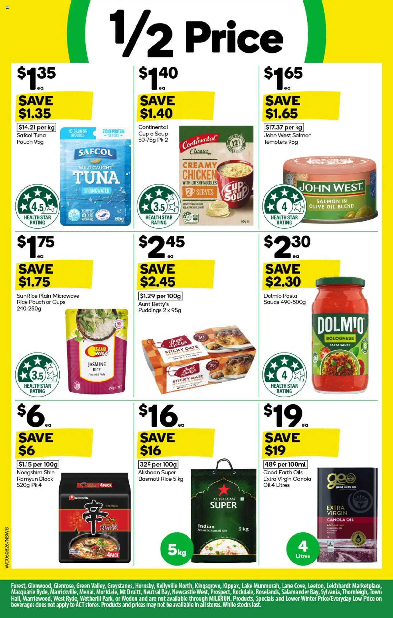 Woolworths catalogue - valid from 06.08.2025 | Page: 8 | Products: Oil, Salmon, Soup, Microwave
