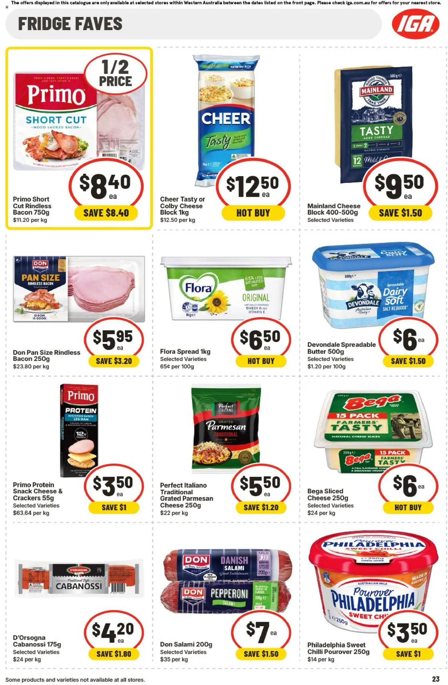 IGA catalogue - valid from 24.12.2025 | Page: 26 | Products: Dairy, Salami, Wood, Fridge