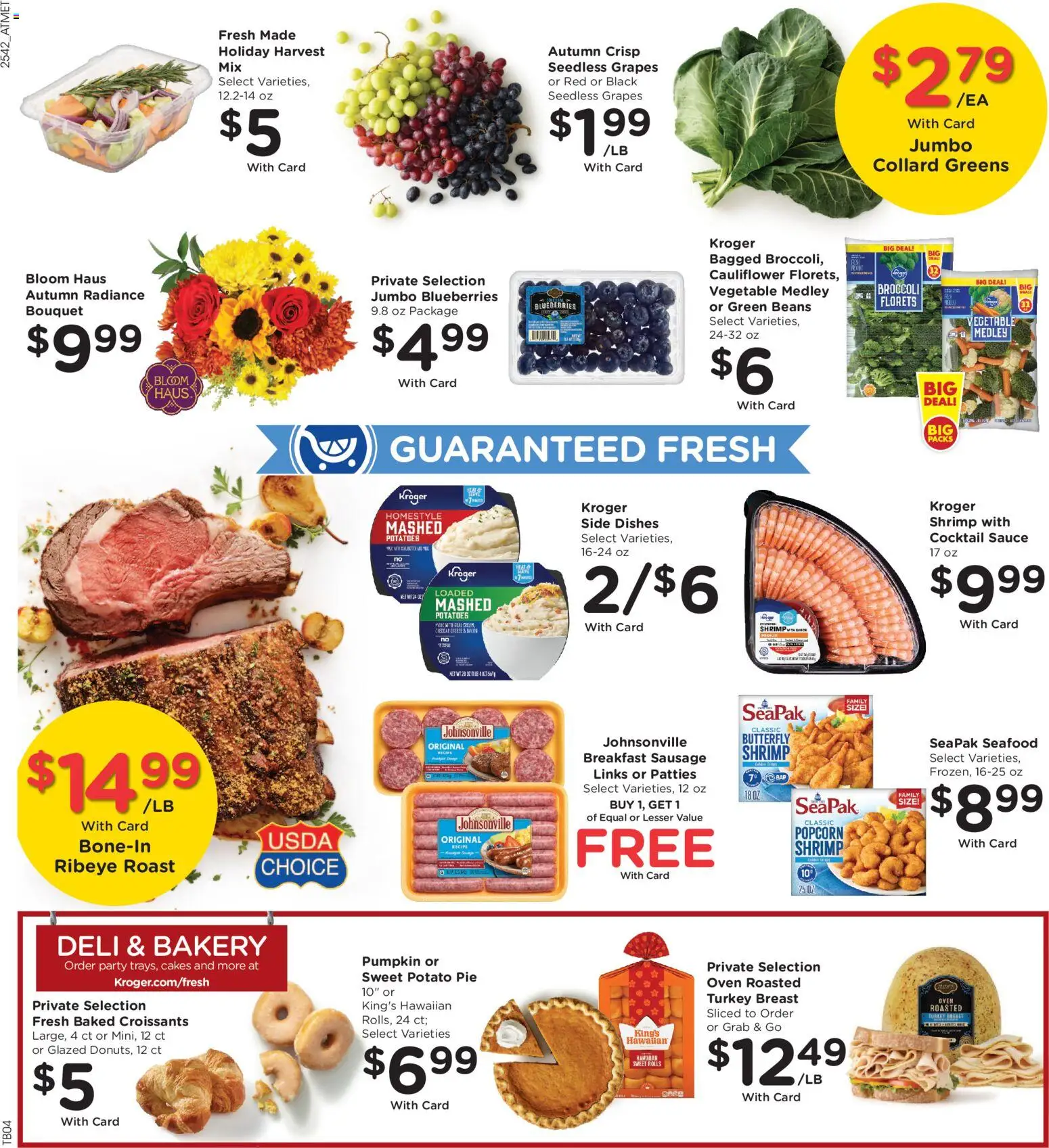 Kroger Black Friday - valid from 19.11.2025 | Page: 7 | Products: Sauce, Seafood, Pumpkin, Oven