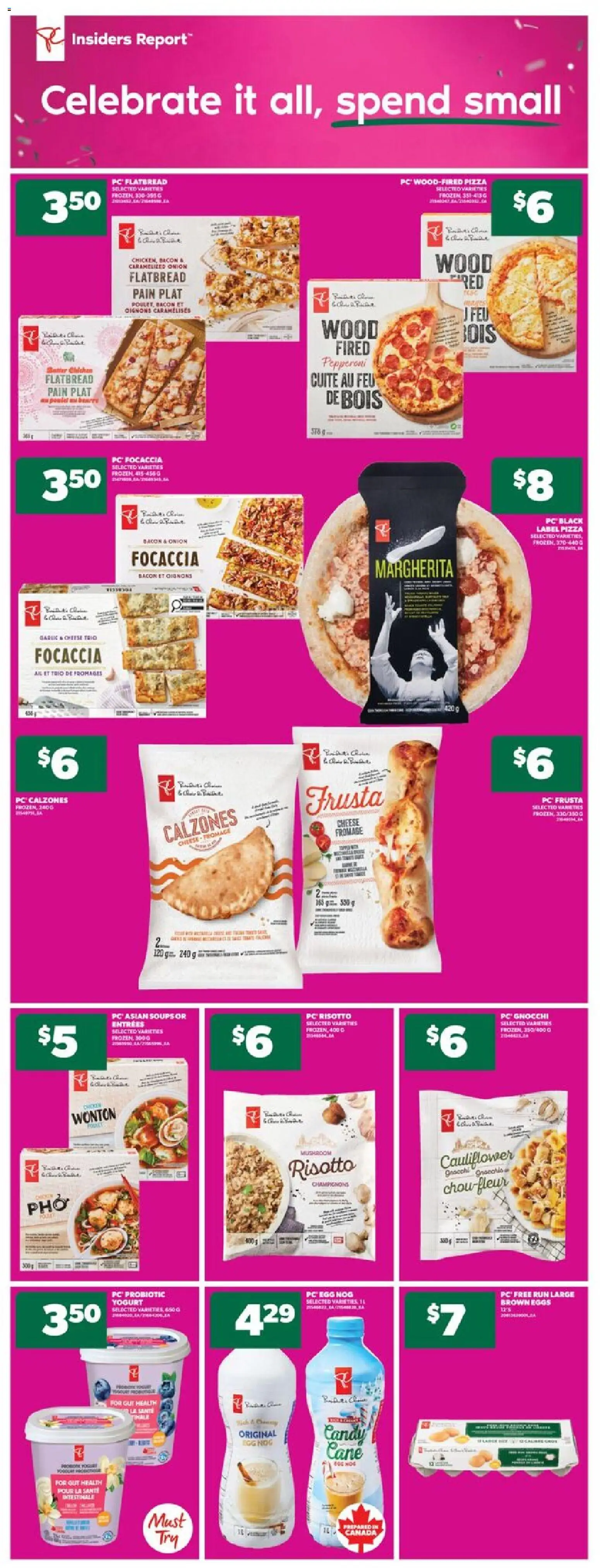 Real Canadian Superstore flyer valid from 04.12.2025 | Page: 12 | Products: PC, Butter, Yogurt, Chicken