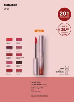 Vista previa de folleto Natura - Ciclo 4 de la Natura válido desde 20.02.2026 | Página: 14 | Productos: Delineador, Té, Maquillaje