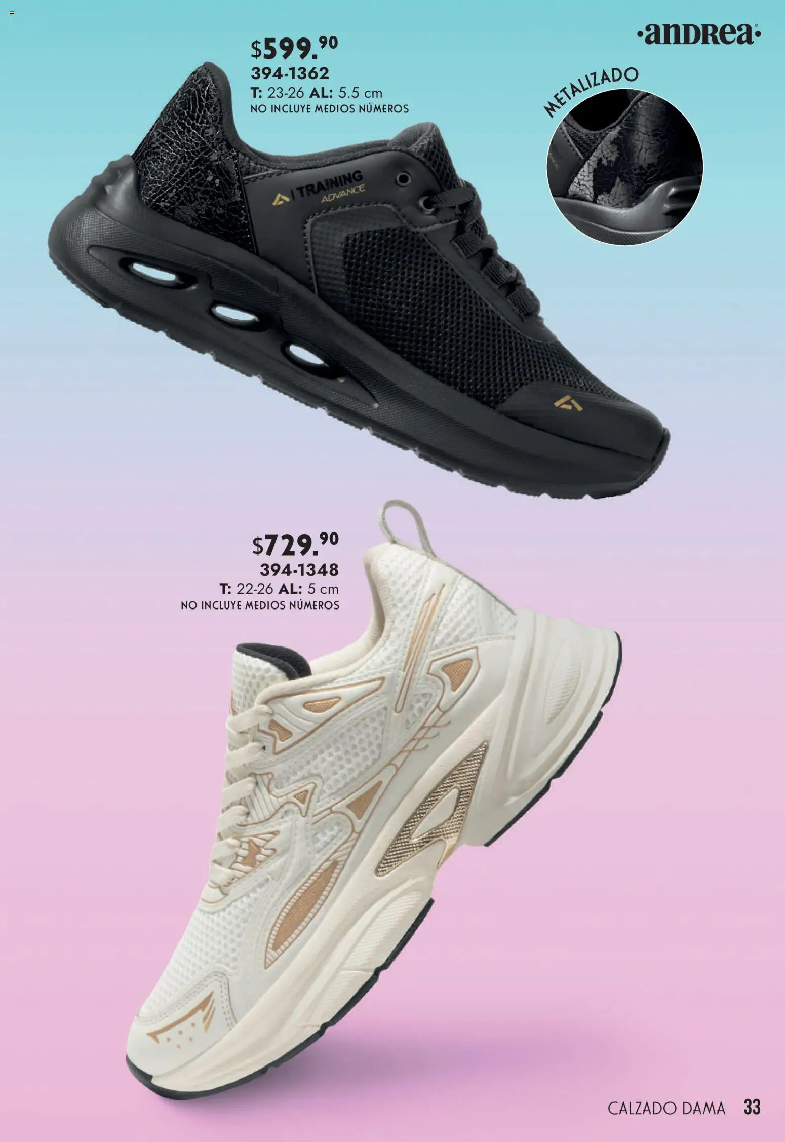 Nuevas ofertas de Andrea válidas en toda la República Mexicana desde el 22.03.2026. ¡Encuentra las mejores ofertas en Andrea catálogo Avances de Verano! | Página: 33