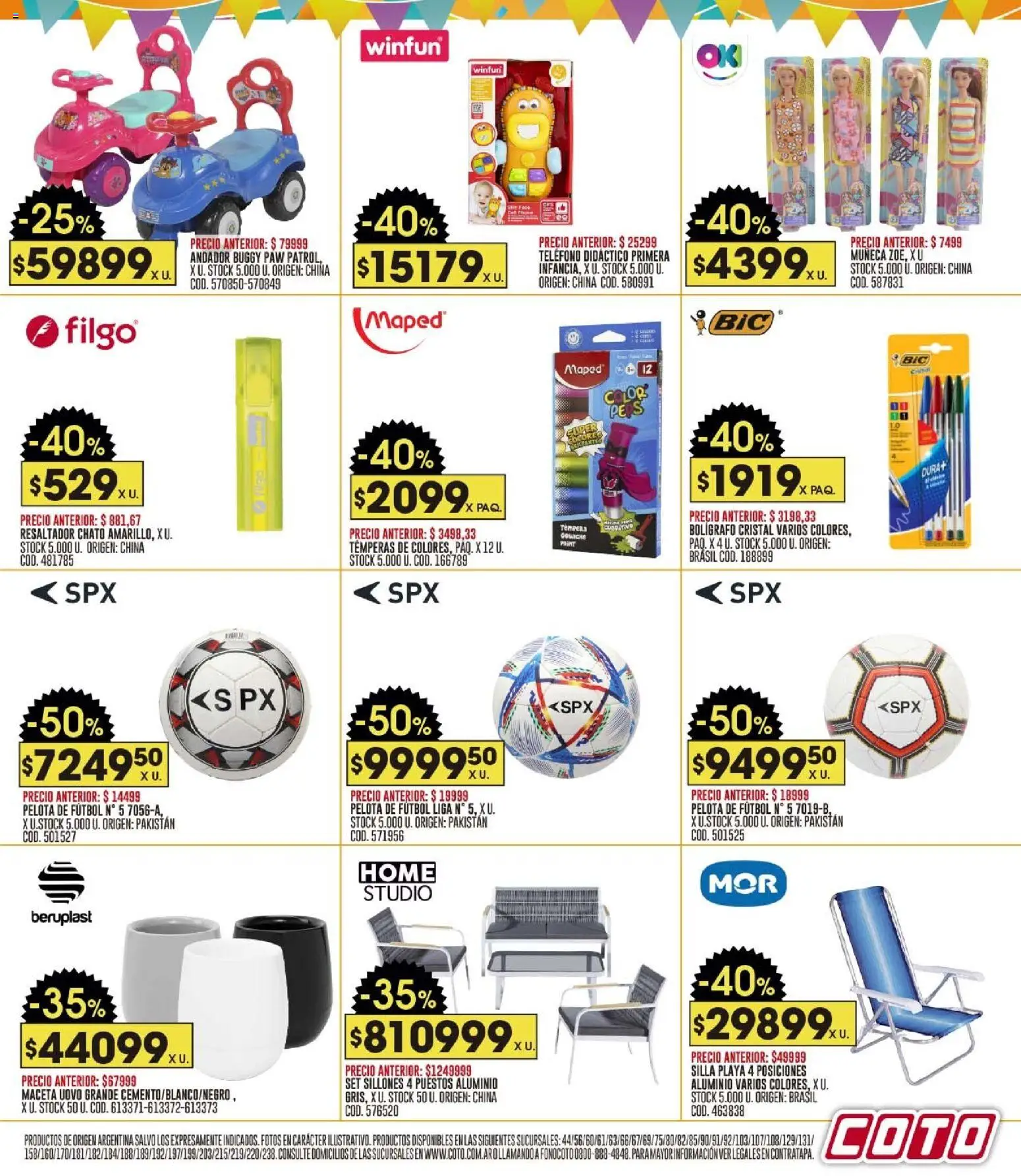 Coto - Ofertas │ válido desde el 27.10.2025 | Página: 21 | Productos: Teléfono, Liga, Andador, Maceta