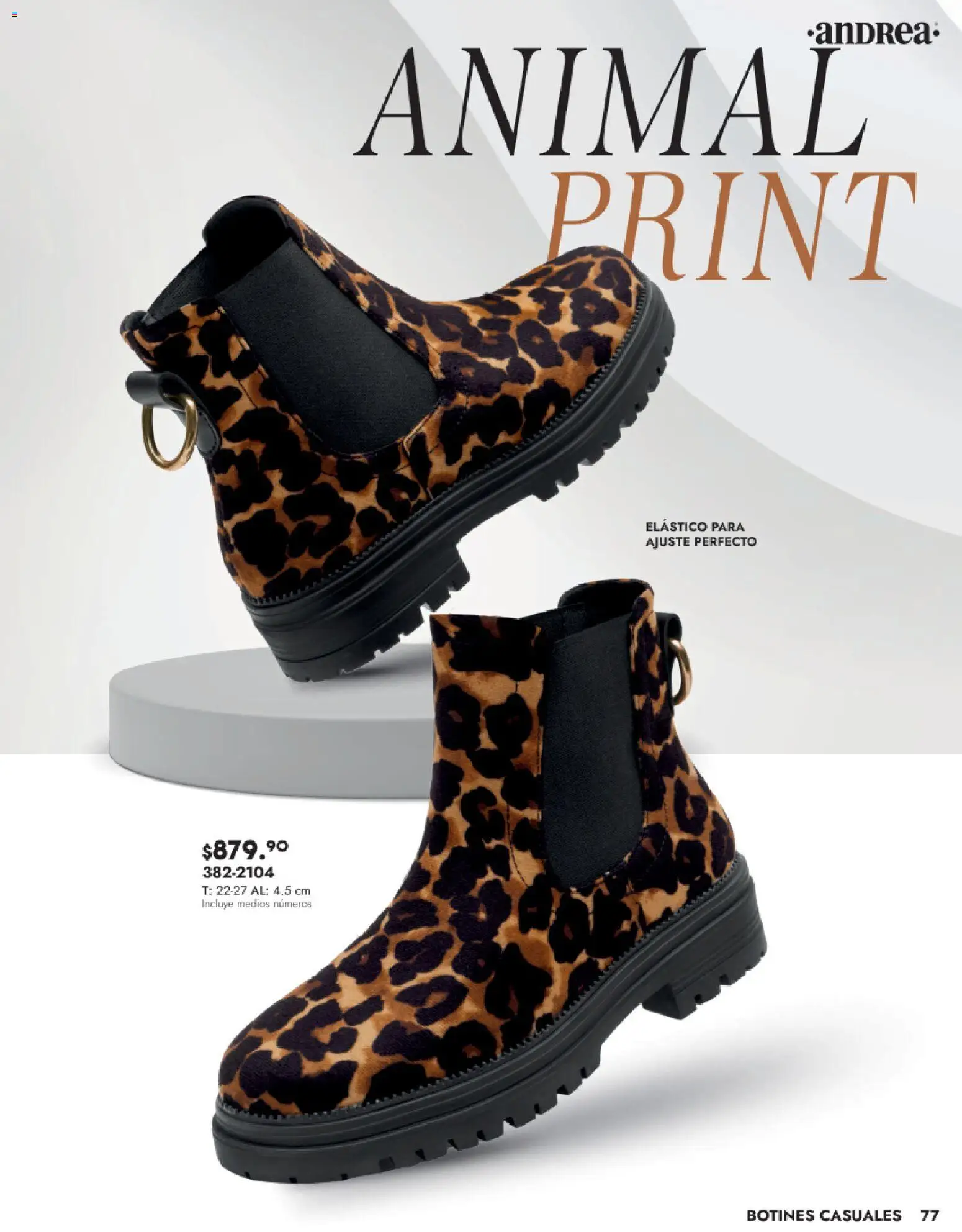 Nuevas ofertas de Andrea válidas en toda la República Mexicana desde el 24.08.2025. ¡Encuentra las mejores ofertas en Andrea - Catálogo Calzado Dama! | Página: 77 | Productos: Botines