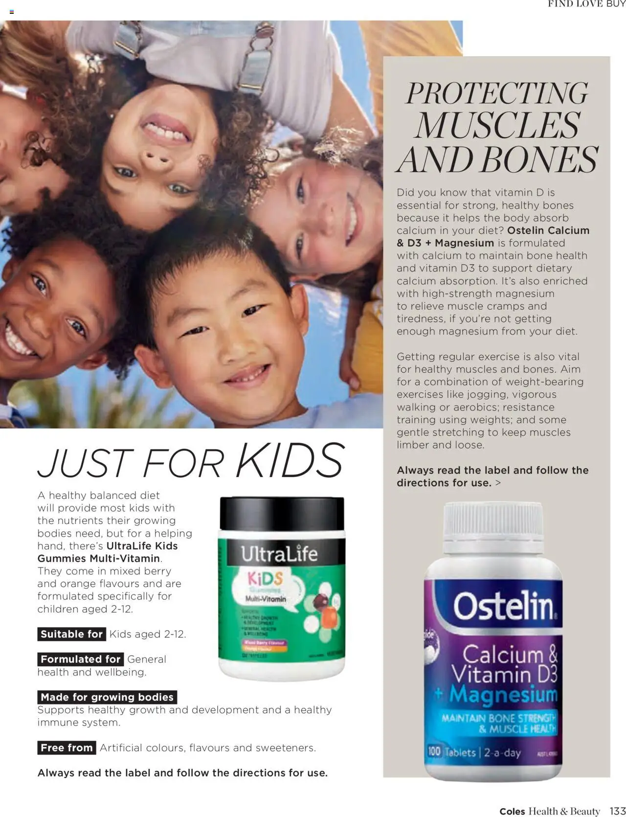Coles catalogue - valid from 07.10.2024 | Page: 133 | Products: Multivitamin, Nutrients, Tablets, Vitamin