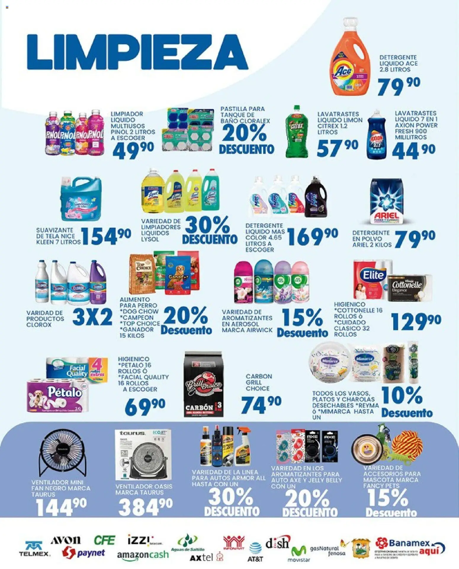 Nuevas ofertas de Alsuper válidas en toda la República Mexicana desde el 10.03.2026. ¡Encuentra las mejores ofertas en Alsuper folleto Saltillo! | Página: 5 | Productos: Detergente, Limón, Suavizante, Top