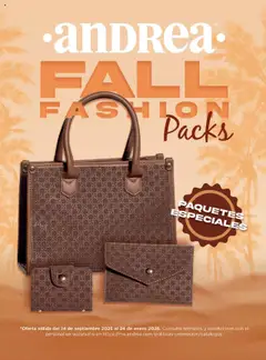 Vista previa de Andrea - Catálogo Fall Fashion Packs, nuevo folleto de la tienda, válido en México a partir del 14.09.2025