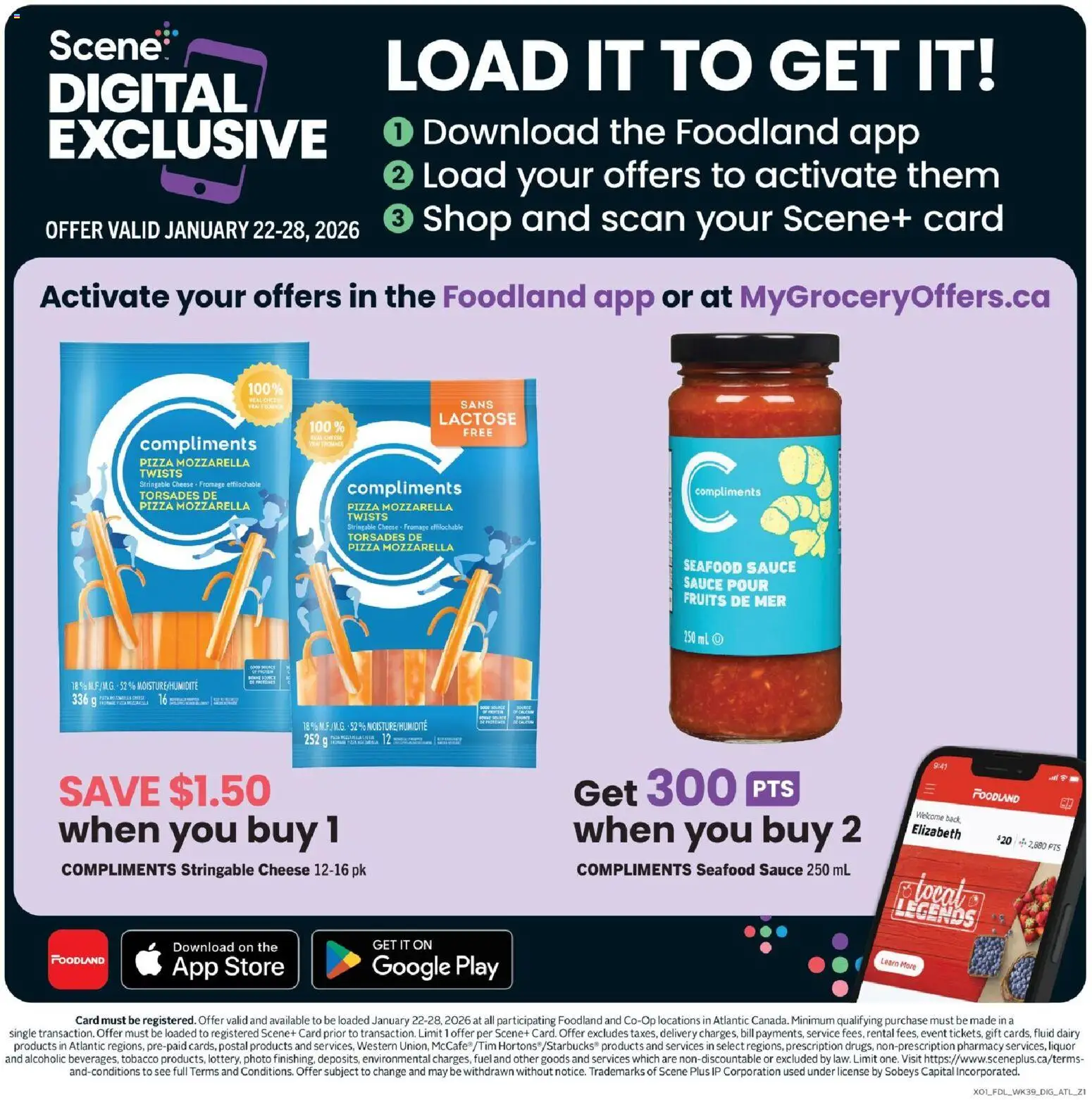 Foodland flyer valid from 22.01.2026 | Page: 10 | Products: Cheese, Pizza