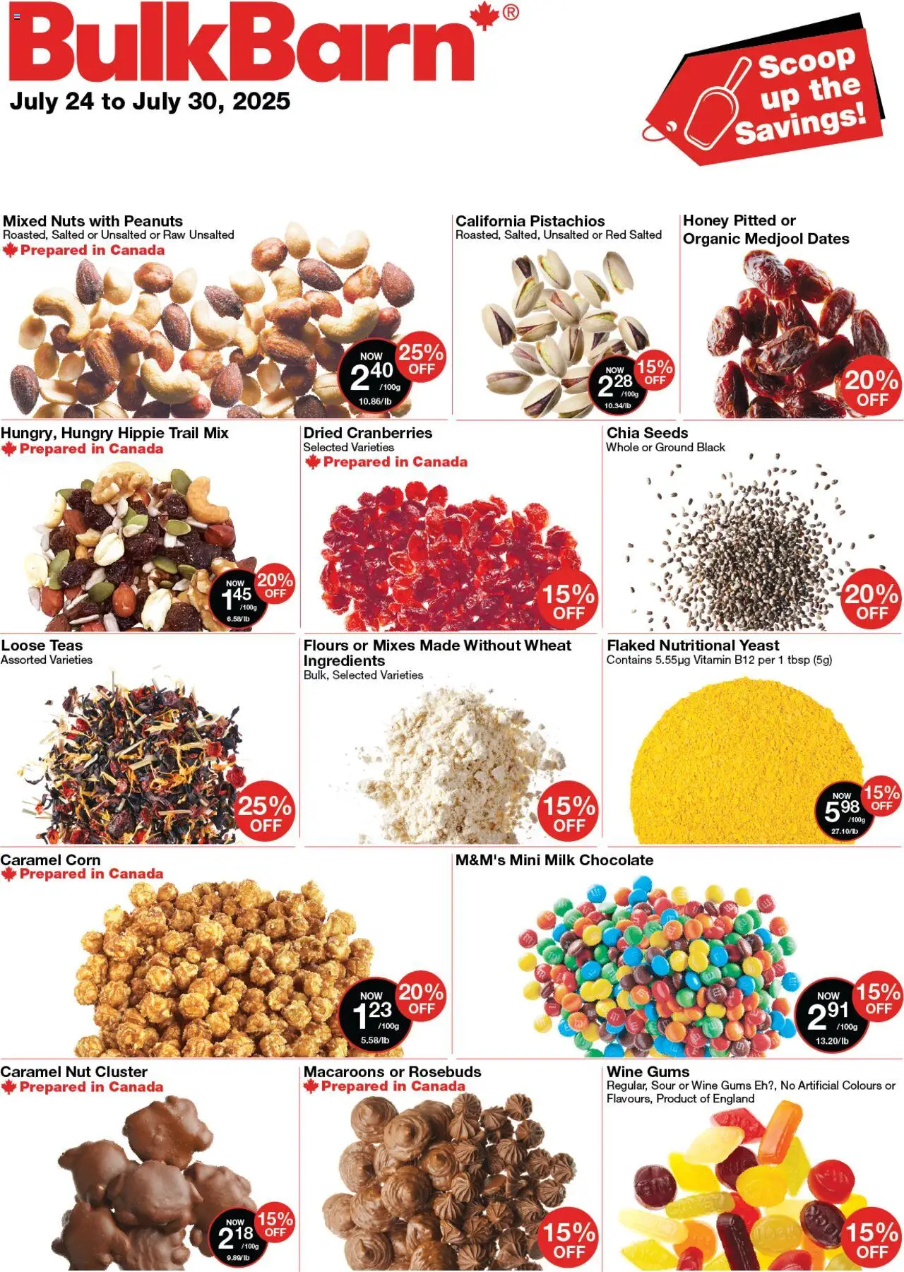 Bulk Barn flyer valid from 24.07.2025 | Page: 1