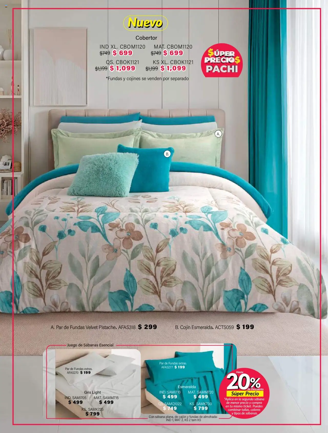 Nuevas ofertas de Colchas Concord válidas en toda la República Mexicana desde el 01.08.2025. ¡Encuentra las mejores ofertas en Colchas Concord - Catálogo! | Página: 584 | Productos: Cobertor, Juego, Almohada, Sabanas