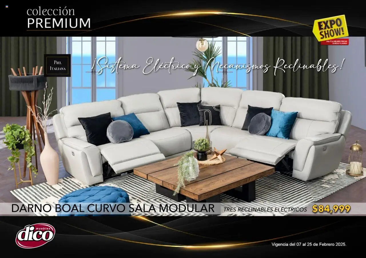 Nuevas ofertas de Muebles Dico válidas en toda la República Mexicana desde el 06.02.2025. ¡Encuentra las mejores ofertas en Muebles Dico catálogo Exposhow Premium! | Página: 53 | Productos: Modular