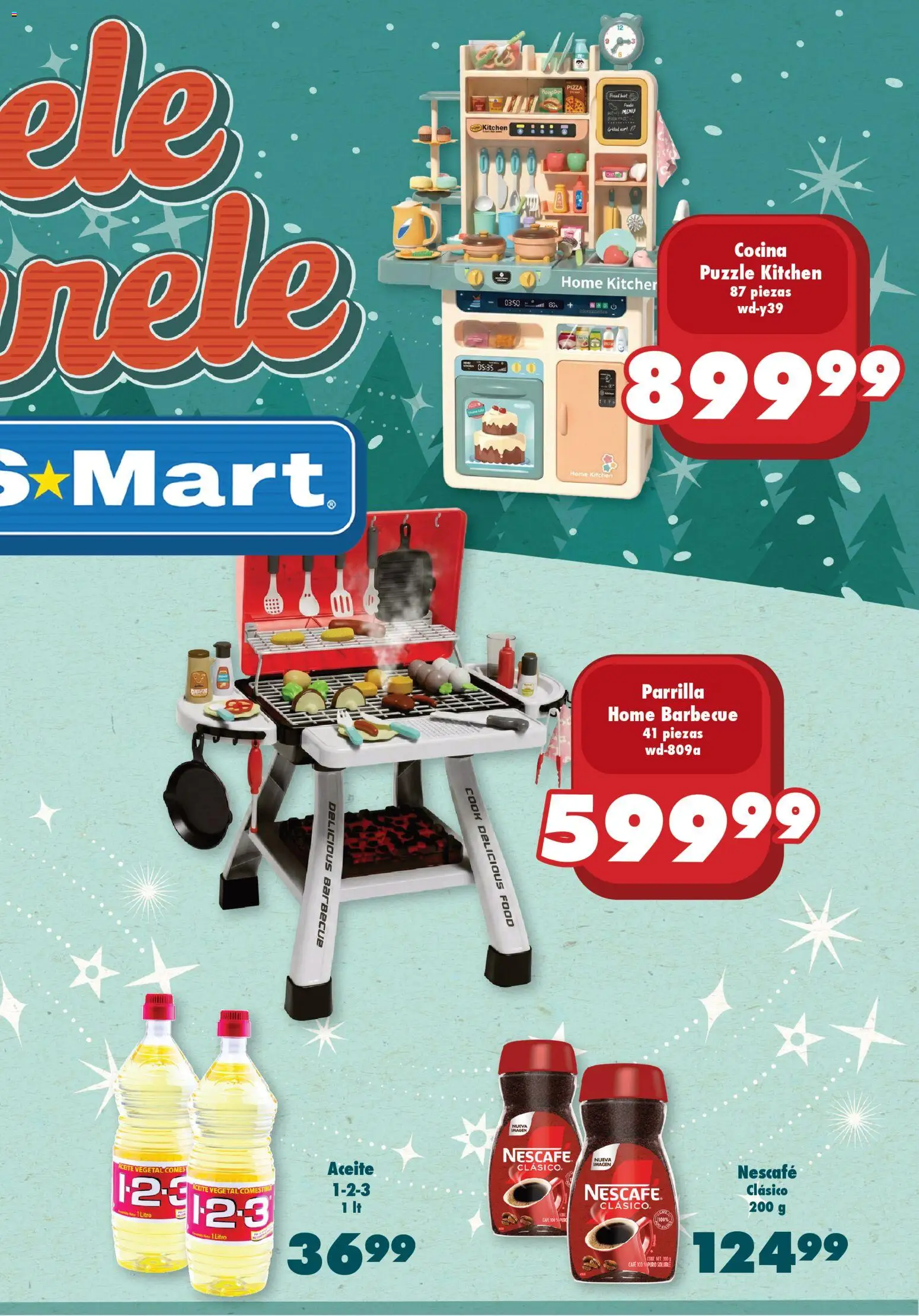 Nuevas ofertas de S-Mart válidas en toda la República Mexicana desde el 02.12.2025. ¡Encuentra las mejores ofertas en S-Mart folleto! | Página: 3 | Productos: Aceite, Café, Cocina, Parrilla