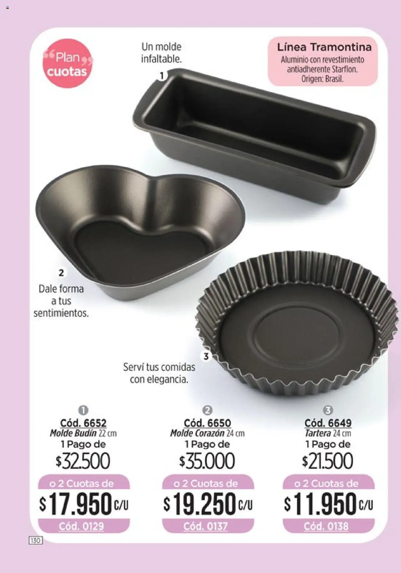 Catálogo Amodil Campaña 17/2025 │ válido desde el 14.10.2025 | Página: 130 | Productos: Molde, Budín