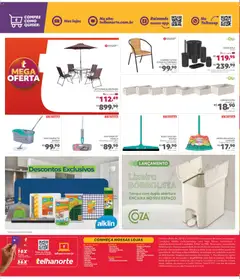 Telhanorte - Ofertas atuais - Pré-Visualização do folheto da loja Telhanorte, válido de 23.10.2025 | Página: 16 | Produtos: Esponja, Cadeira, Lixeira, Rodo