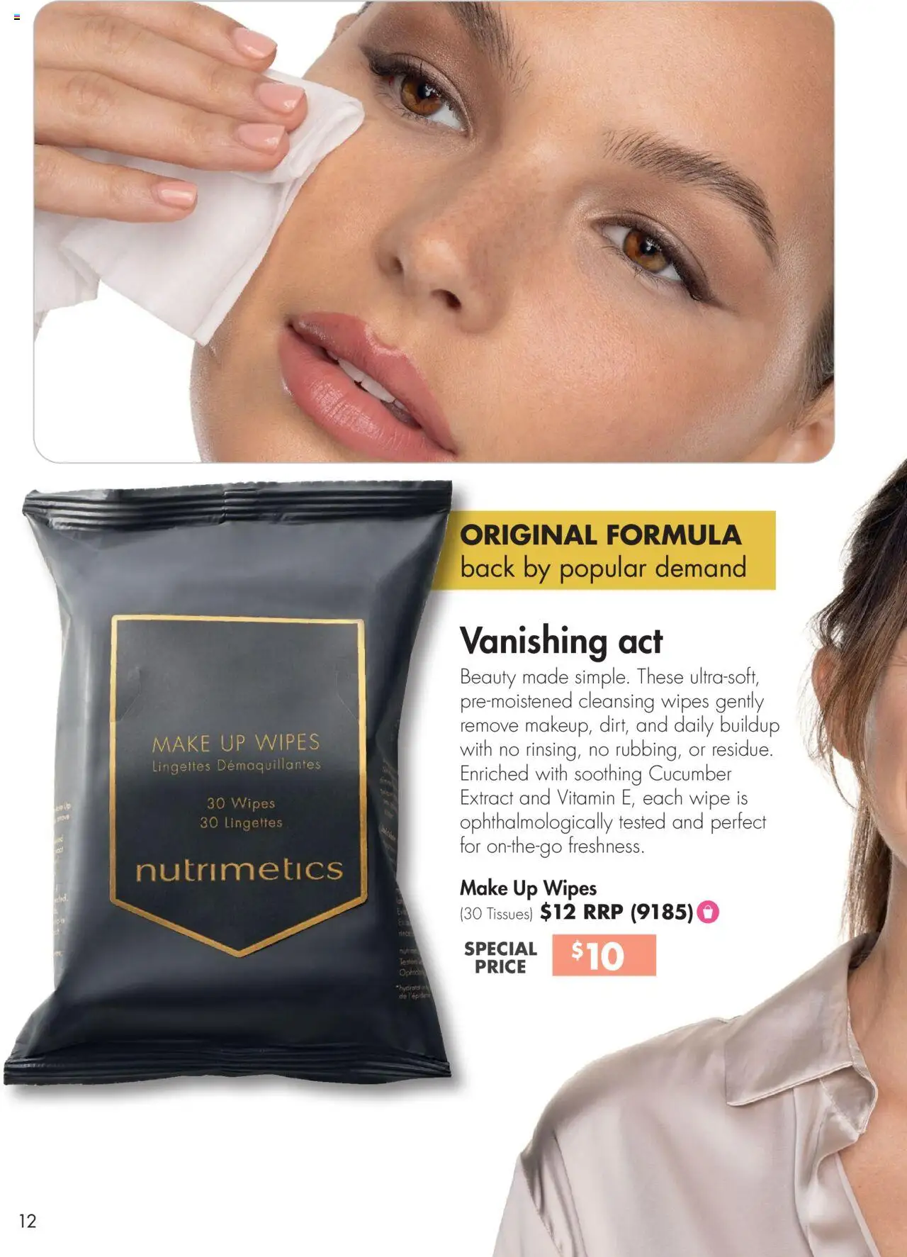 Nutrimetics catalogue - valid from 26.09.2025 | Page: 12 | Products: Tissues, Vitamin