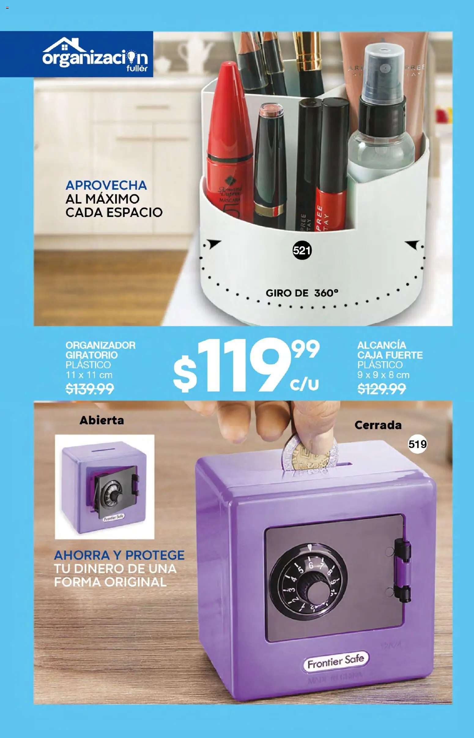 Nuevas ofertas de Fuller válidas en toda la República Mexicana desde el 18.02.2026. ¡Encuentra las mejores ofertas en Fuller campaña 23 2026! | Página: 160 | Productos: Máscara, Organizador, Caja
