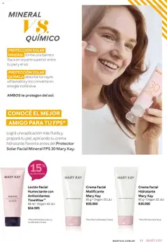 Mary Kay catálogo │ válido desde el 04.04.2025 | Página: 11 | Productos: Protector solar, Loción, Té, Crema