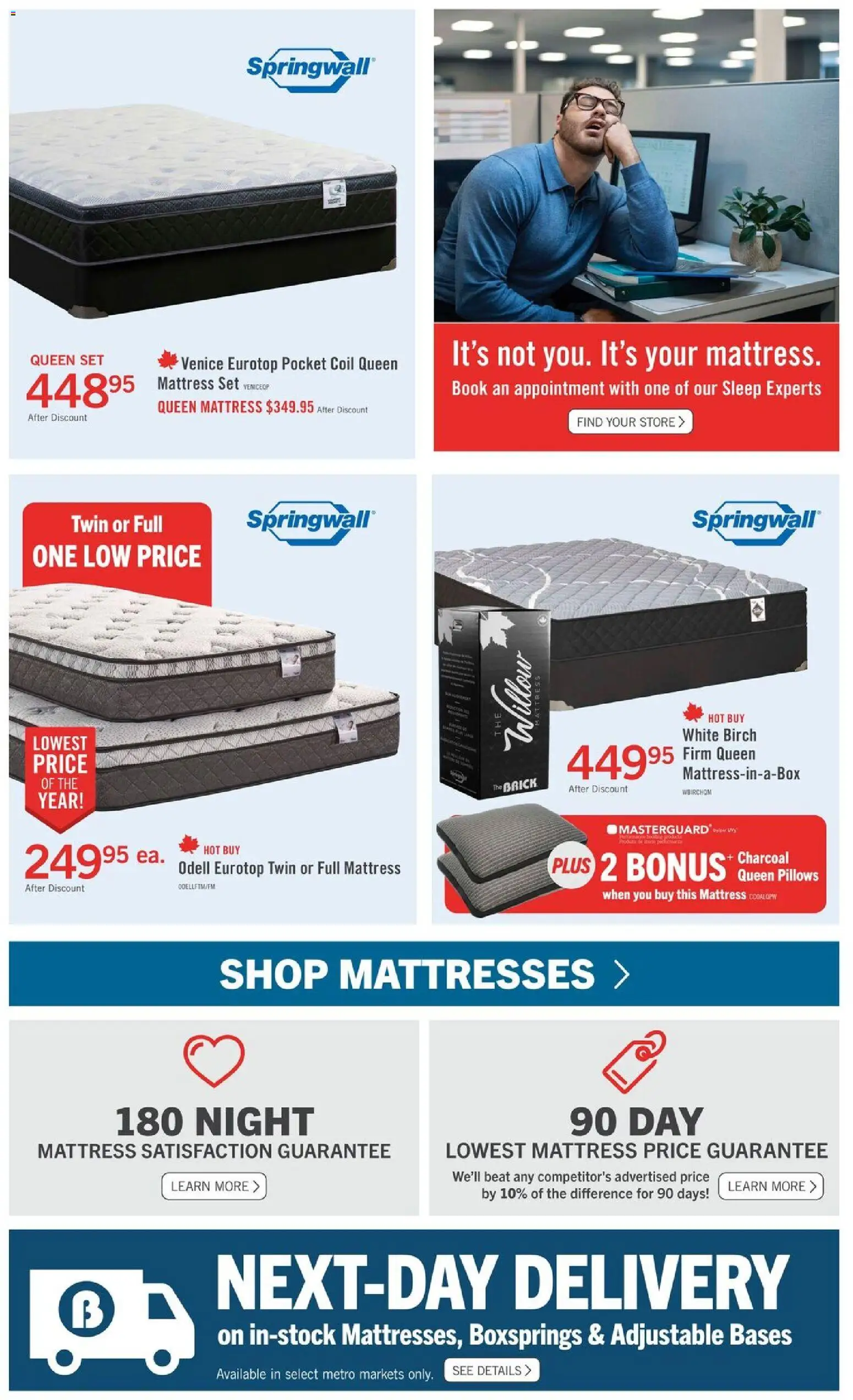 The Brick flyer valid from 02.12.2025 | Page: 6 | Products: Mattress
