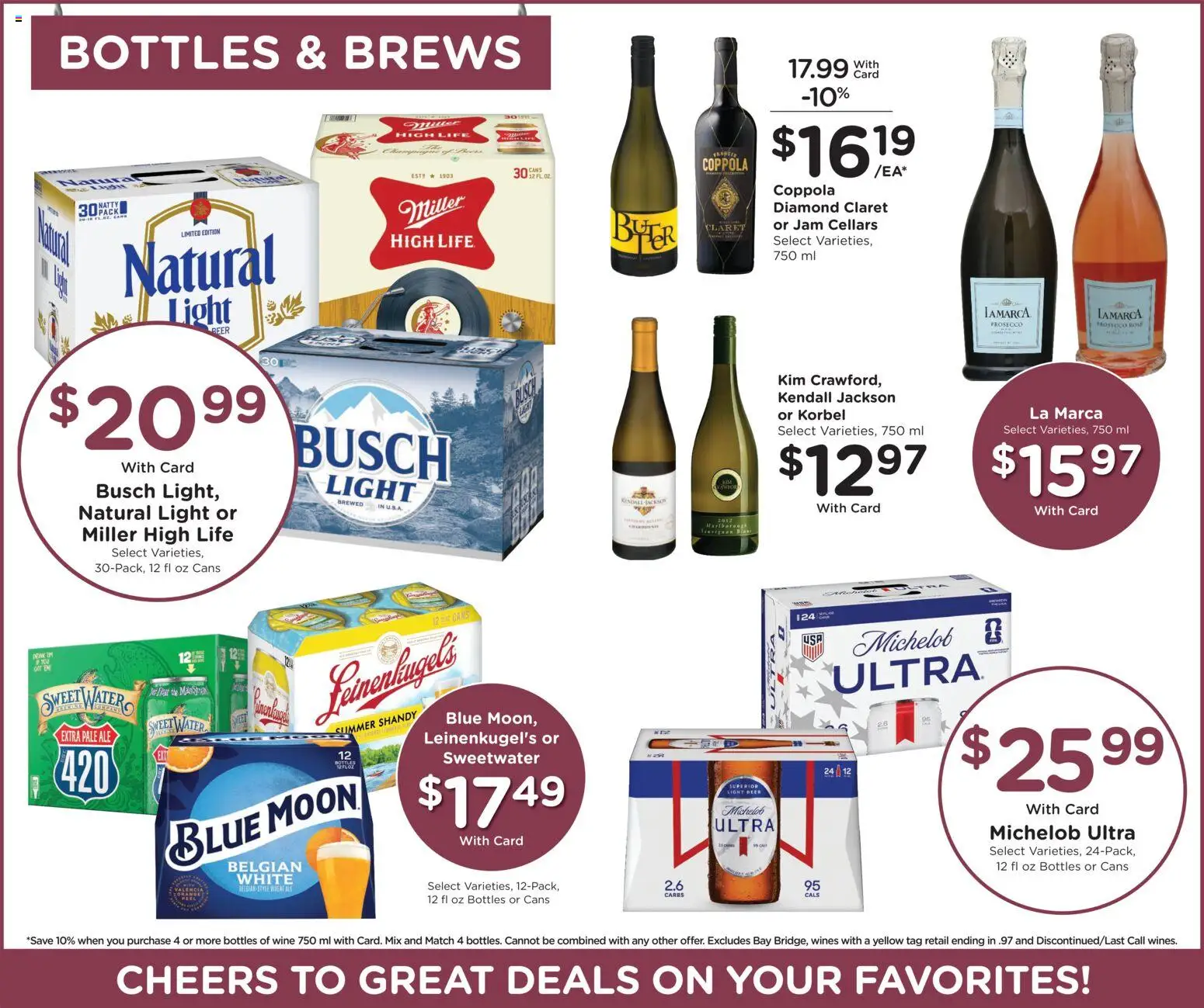 Kroger Weekly Ad - valid from 22.04.2026 | Page: 11 | Products: Wine, Beer, Water