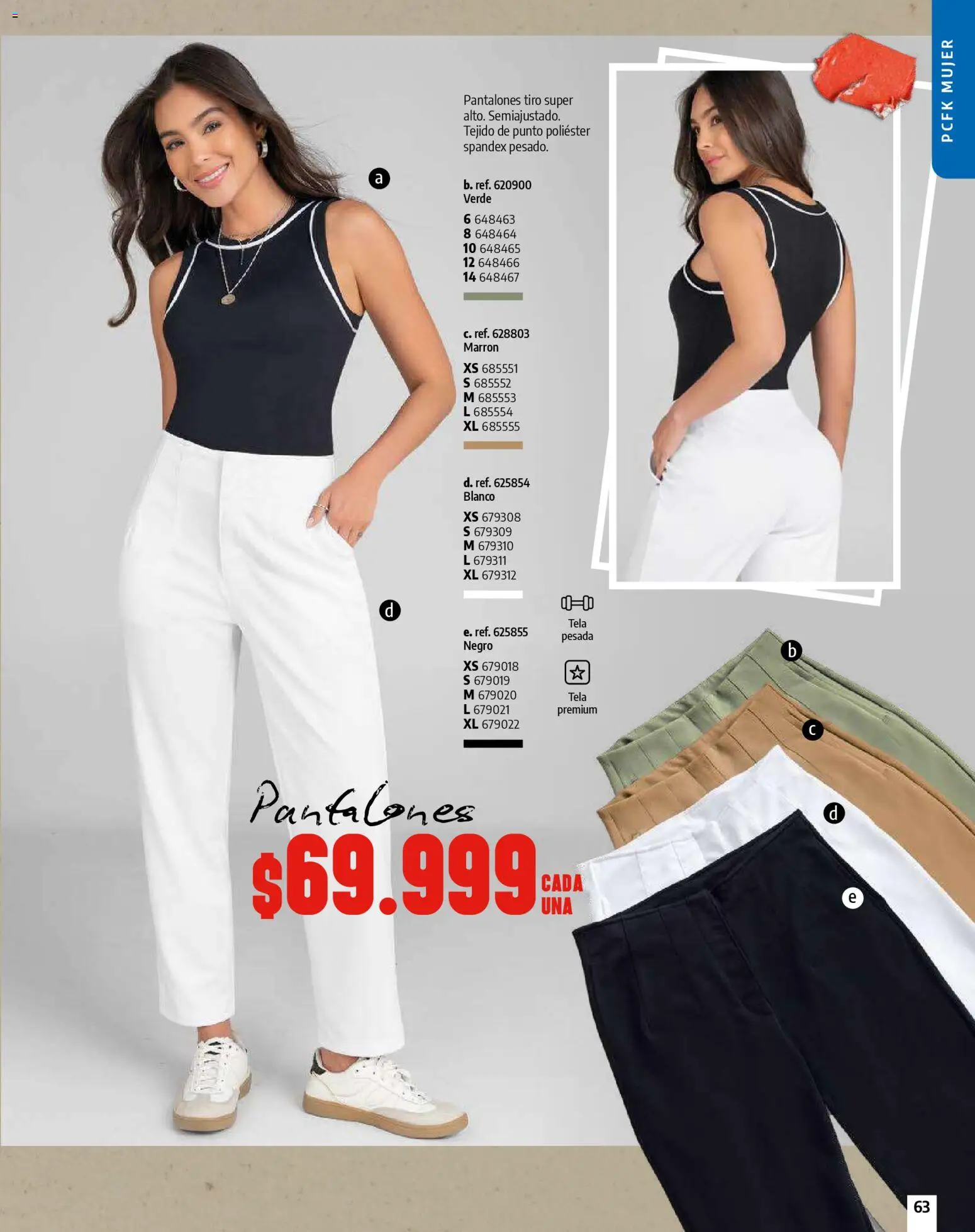 Pacifika revista - valida desde el 01.01.2026 | Página: 63 | Productos: Pantalones