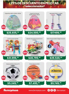 Vista previa Ferniplast catálogo válido desde el 11.12.2025 | Página: 3 | Productos: Monopatin, Carpa, Cocina, Pelota