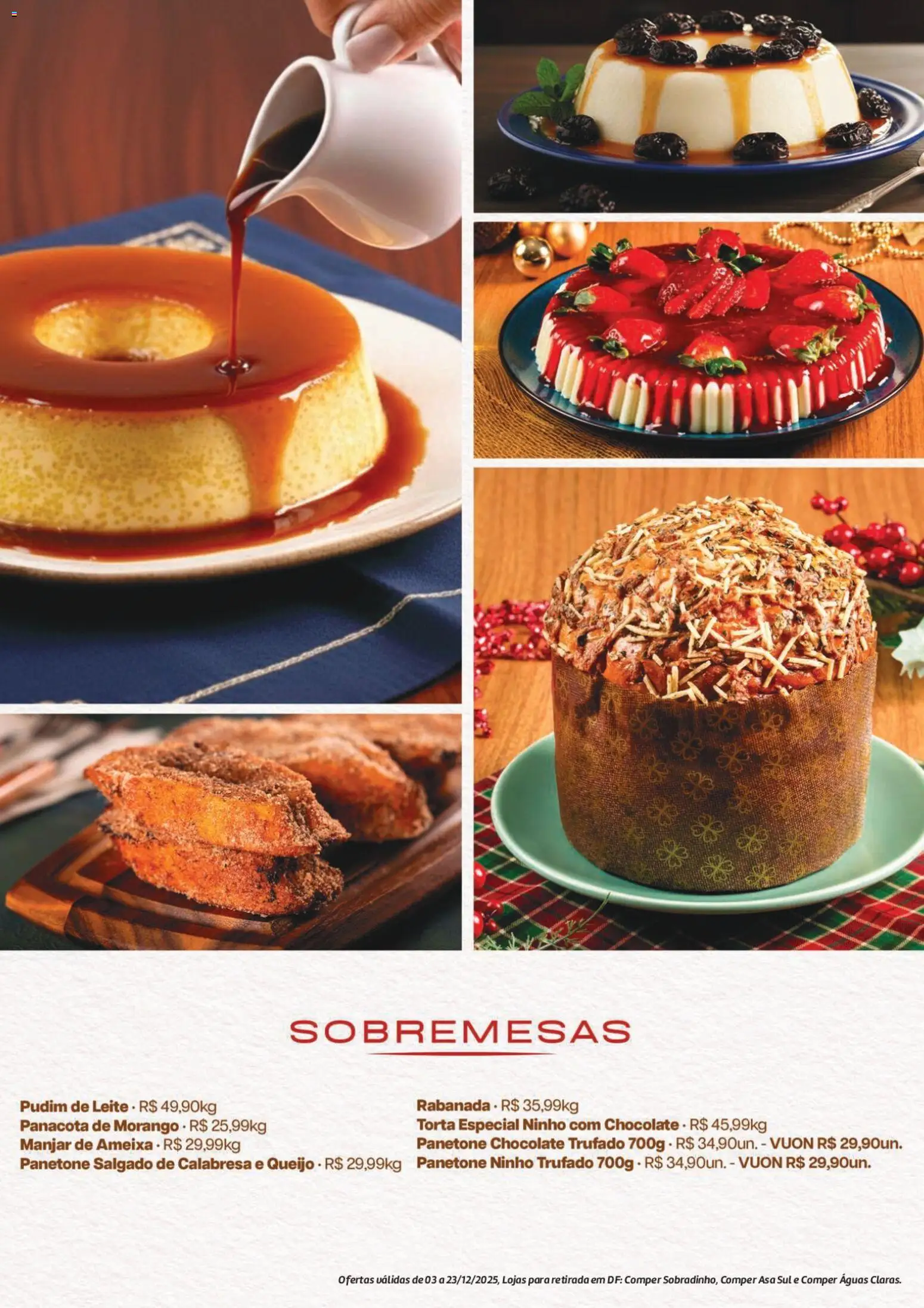 Comper Folheto - válido de 01.12.2025 | Página: 9 | Produtos: Queijo, Chocolate, Panetone, Ameixa