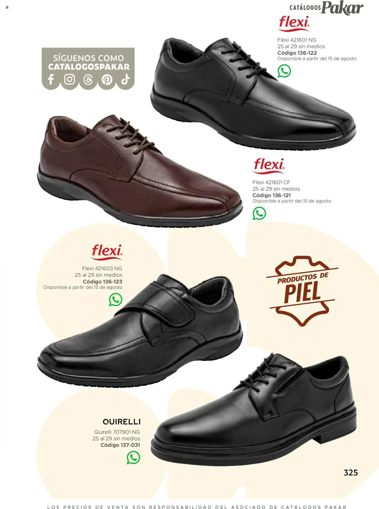 Nuevas ofertas de SC Pakar válidas en toda la República Mexicana desde el 24.07.2025. ¡Encuentra las mejores ofertas en SC Pakar - Catálogo Hombre otoño / invierno! | Página: 325