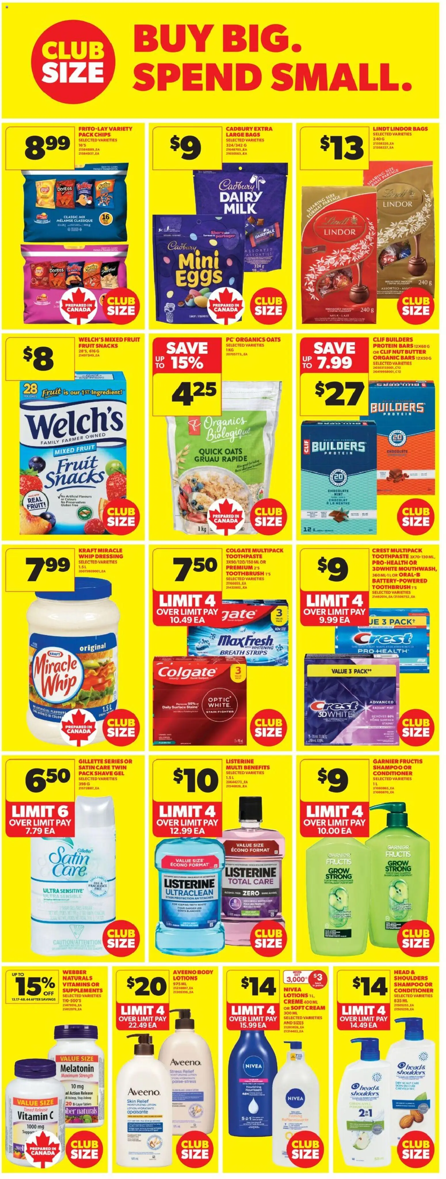 Real Canadian Superstore flyer valid from 22.01.2026 | Page: 17 | Products: Shampoo, Conditioner, Butter, Chocolate