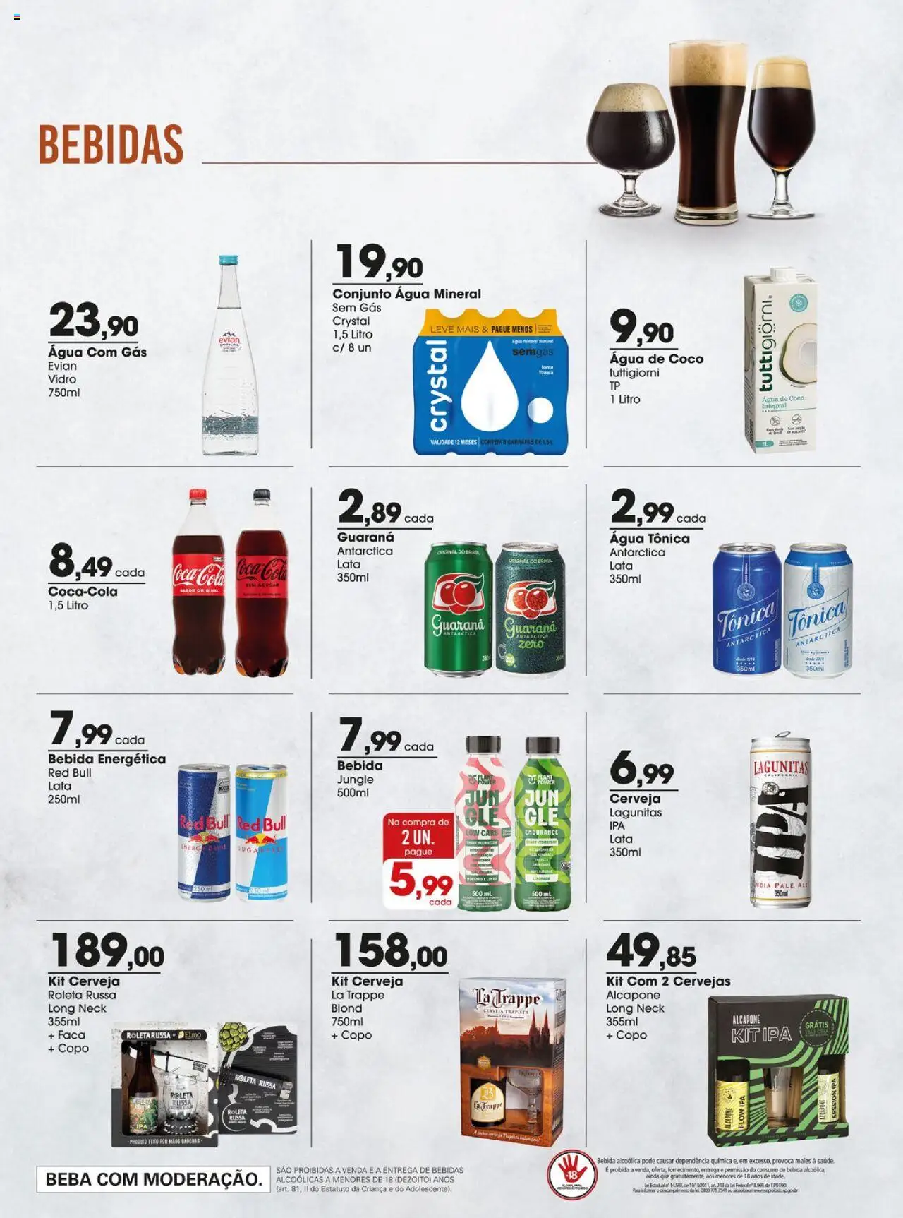 Zaffari Folheto - válido de 29.07.2025 | Página: 18 | Produtos: Cola, Cerveja, Bebida, Açúcar