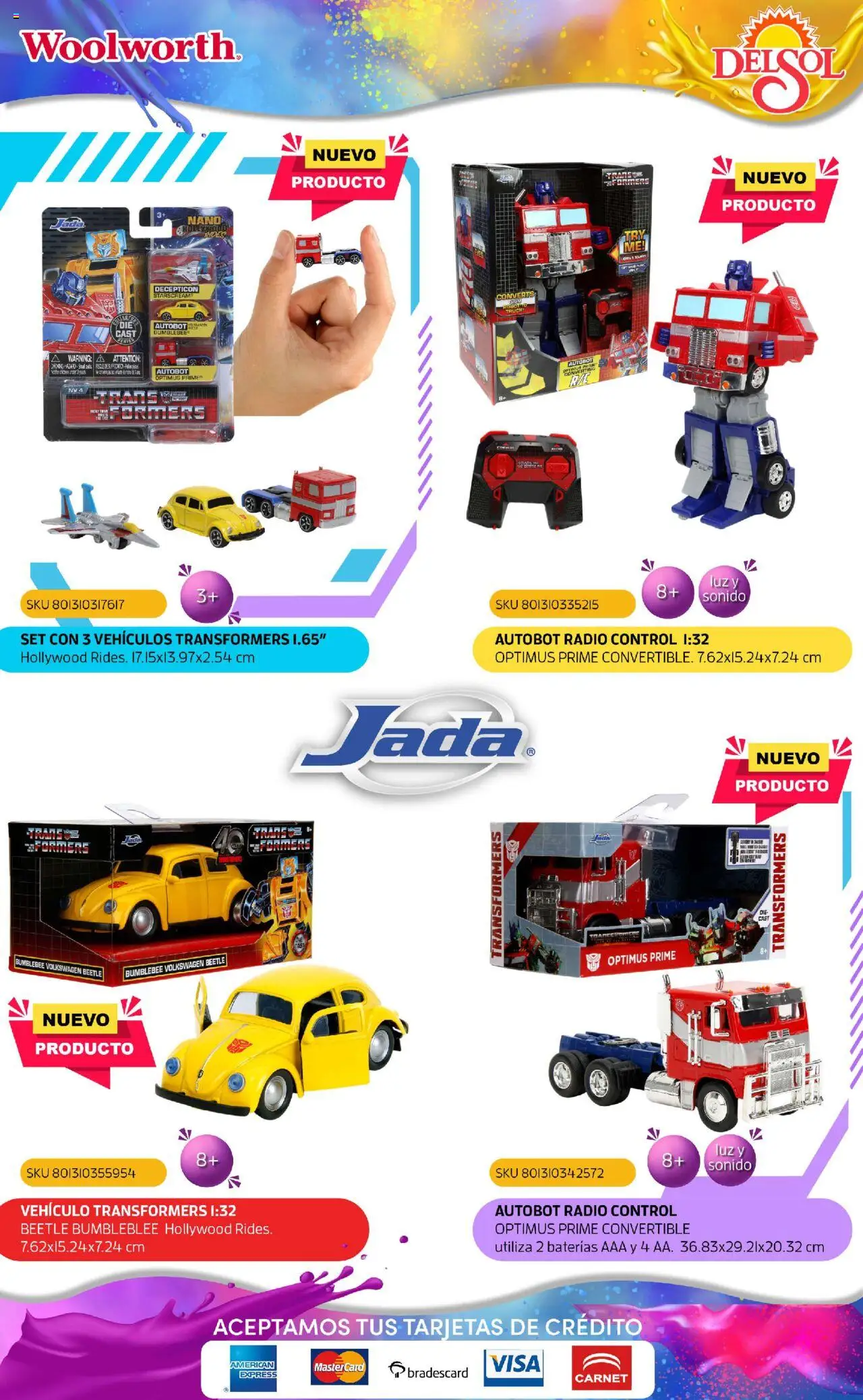 Nuevas ofertas de Del Sol y Woolworth válidas en toda la República Mexicana desde el 07.10.2025. ¡Encuentra las mejores ofertas en Del Sol y Woolworth - Catálogo Castillo Del Juguete! | Página: 153 | Productos: Radio