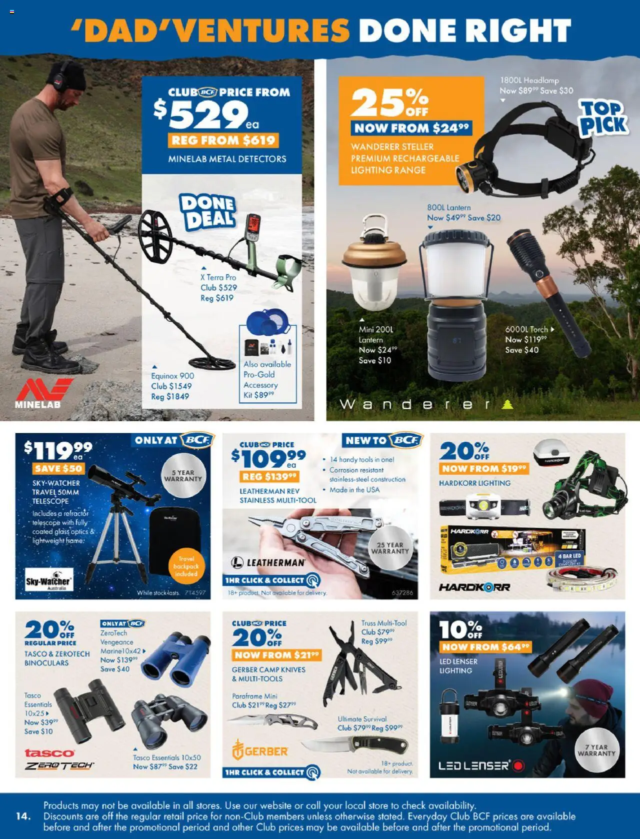 BCF catalogue - valid from 18.08.2025 | Page: 14 | Products: Backpack, Torch, Tools