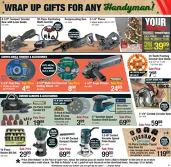 Preview of Menards weekly ads valid from 29.11.2025 | Page: 9 | Products: Saw, Sander, Bag, Grinder