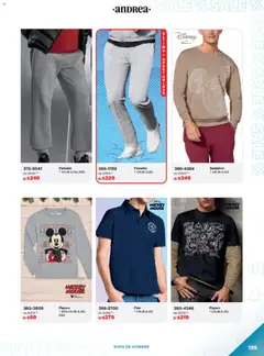 Vista previa de Andrea catálogo Outlet, nuevo folleto de la tienda, válido en México a partir del 21.12.2025 | Página: 195 | Productos: Mouse, Ropa, Sudadera, Playera