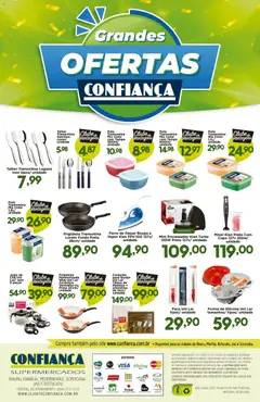 Confiança - Ofertas Special Dog e Grandes Ofertas - Pré-Visualização do folheto da loja Confiança, válido de 01.11.2025 | Página: 2 | Produtos: Frigideira, Processador, Ferro de passar, Queijo