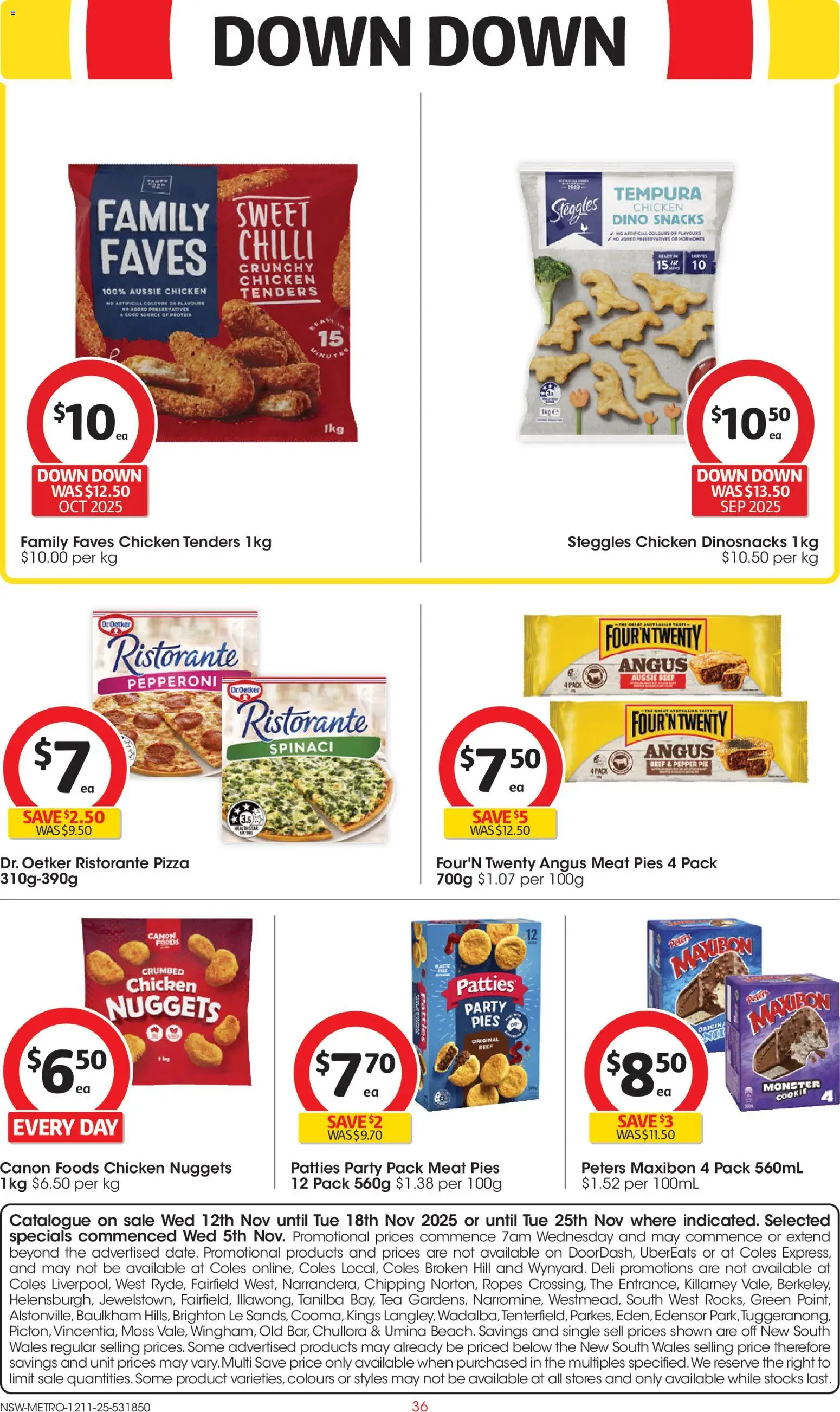 Coles catalogue - valid from 12.11.2025 | Page: 36 | Products: Tea, Meat, Pepper, Chilli