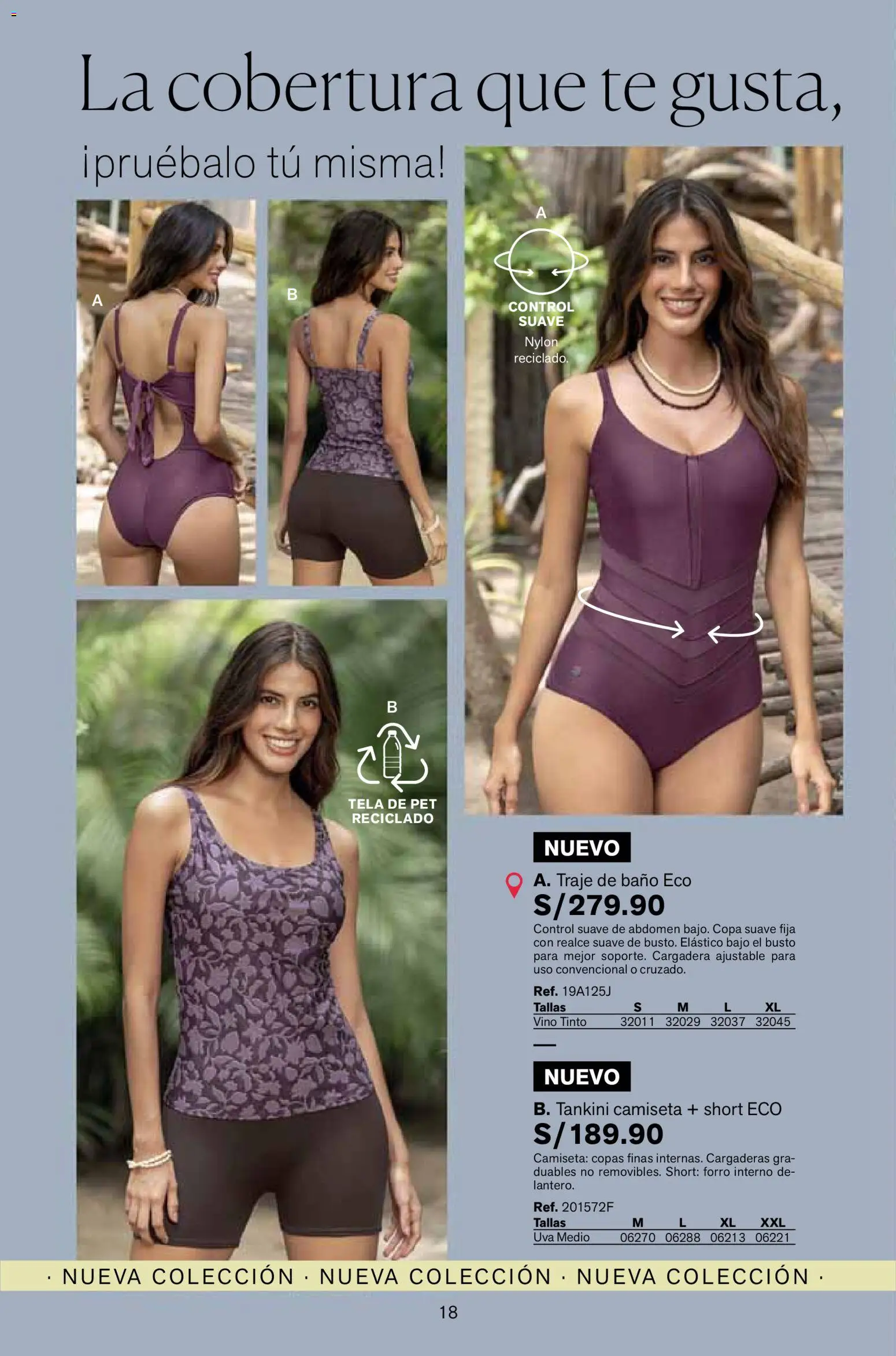 Catálogo Leonisa válido desde 13.11.2025 | Página: 18 | Productos: Baño, Vino, Té, Traje