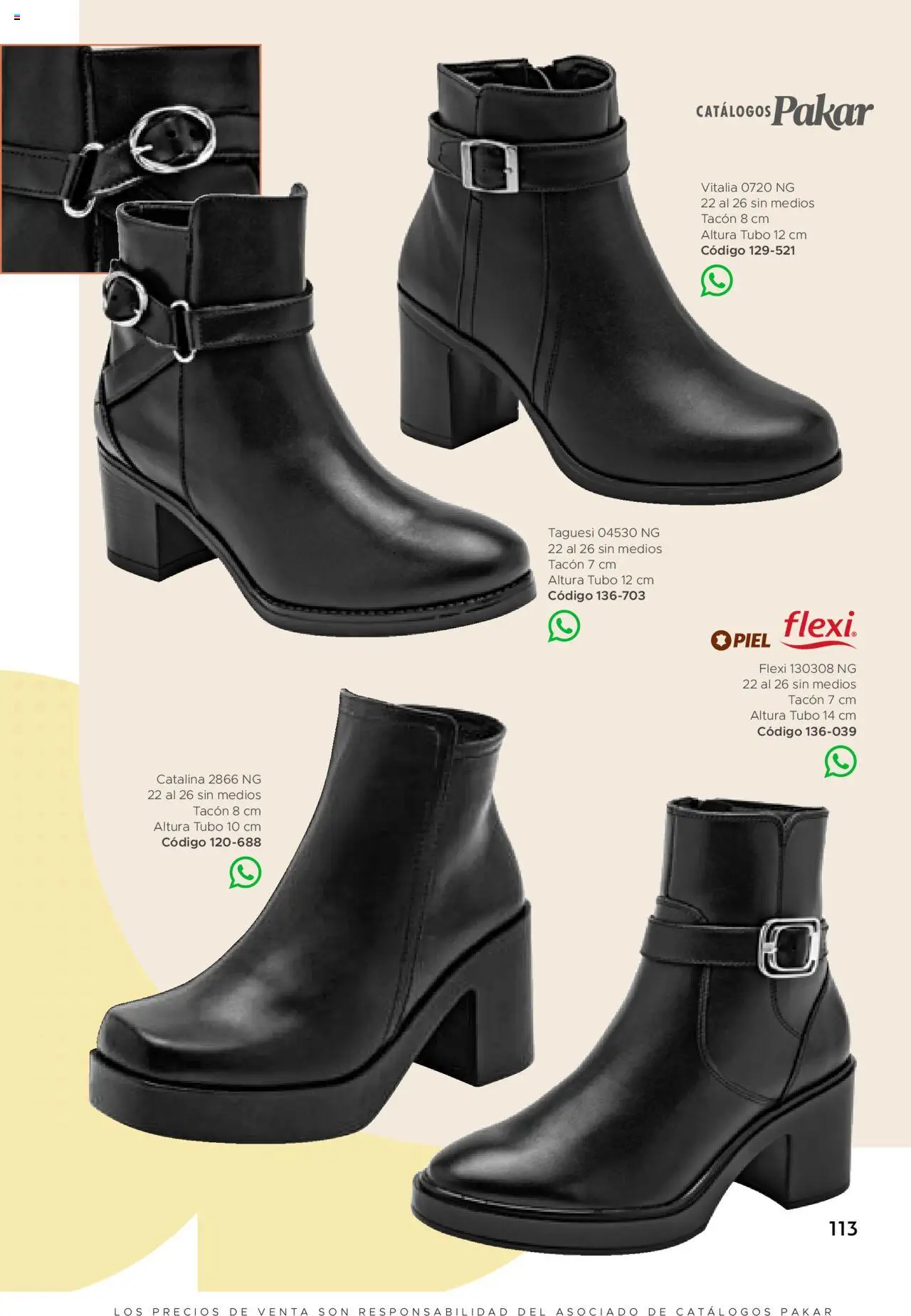 Nuevas ofertas de SC Pakar válidas en toda la República Mexicana desde el 24.07.2025. ¡Encuentra las mejores ofertas en SC Pakar - Catálogo Bota! | Página: 113