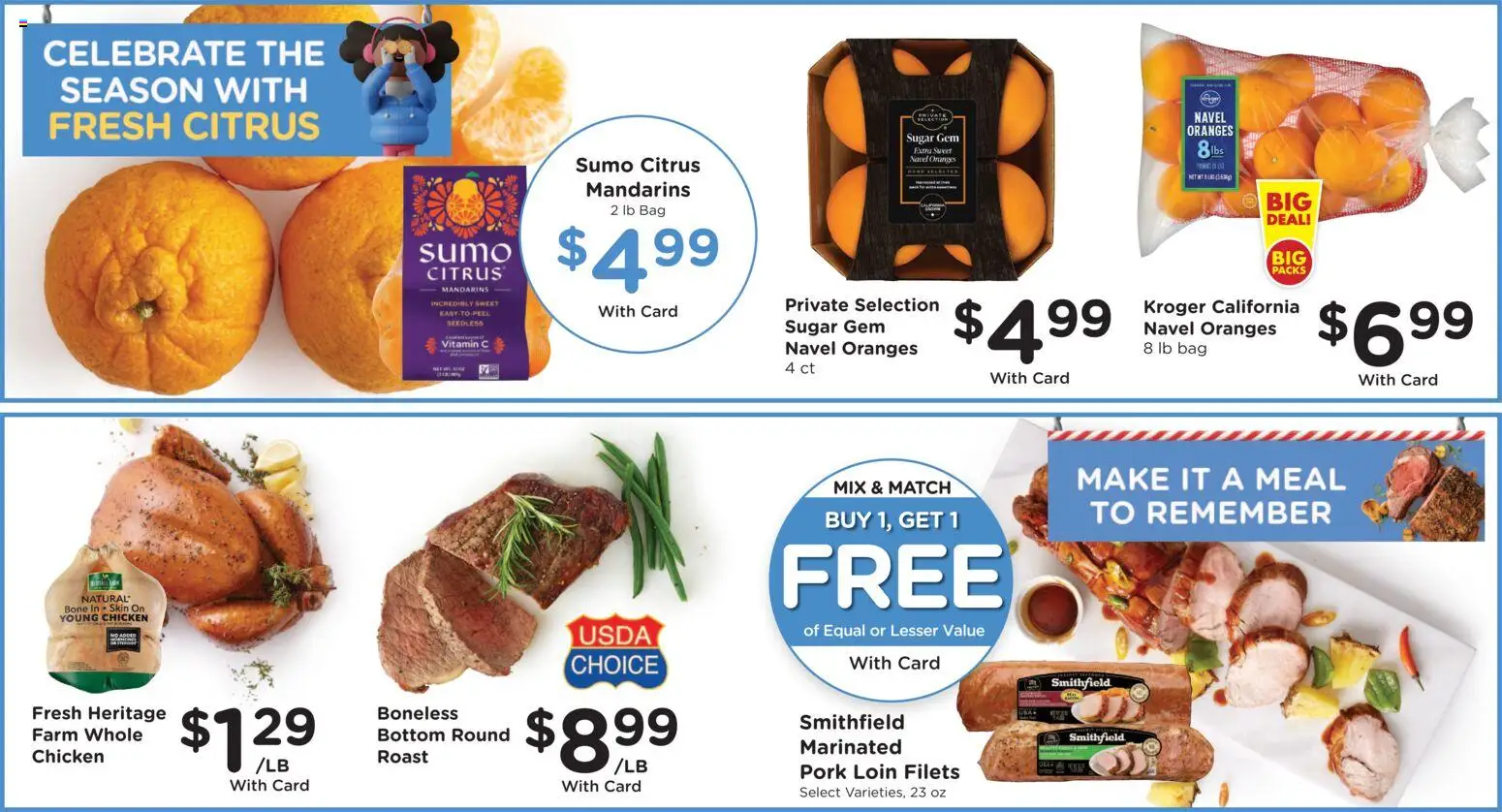 King Soopers Weekly Ad - valid from 14.01.2026 | Page: 12 | Products: Vitamin, Mandarins, Sugar, Bag
