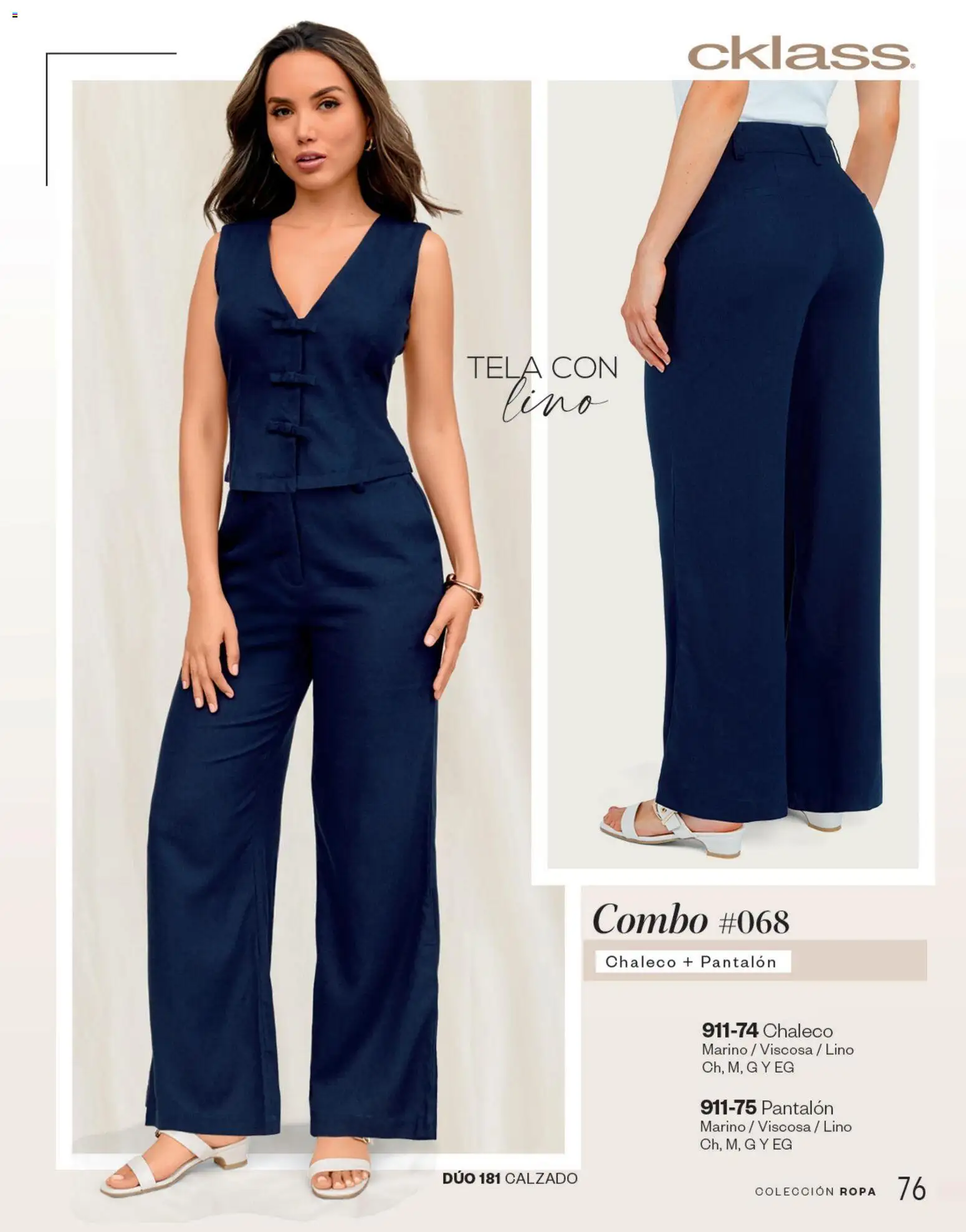 Nuevas ofertas de Cklass válidas en toda la República Mexicana desde el 05.03.2026. ¡Encuentra las mejores ofertas en Cklass catálogo Complemento Verano Ropa! | Página: 77 | Productos: Chaleco, Ropa