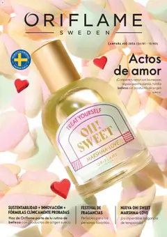 Vista previa de Oriflame campaña 2 2026, nuevo folleto de la tienda, válido en México a partir del 24.01.2026