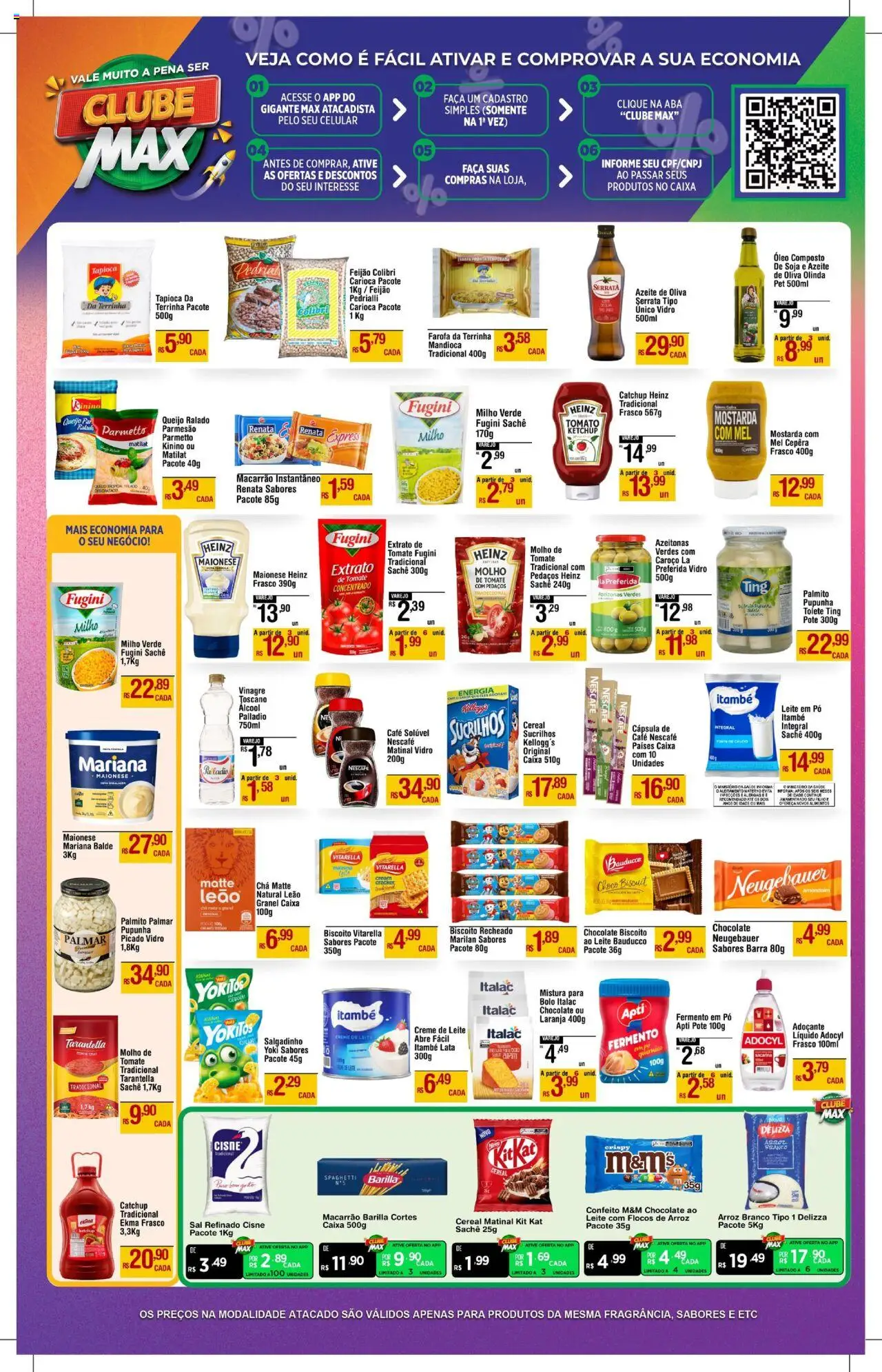 Max Atacadista Folheto - válido de 08.09.2025 | Página: 2 | Produtos: Neugebauer, Flocos, Sal, Azeite