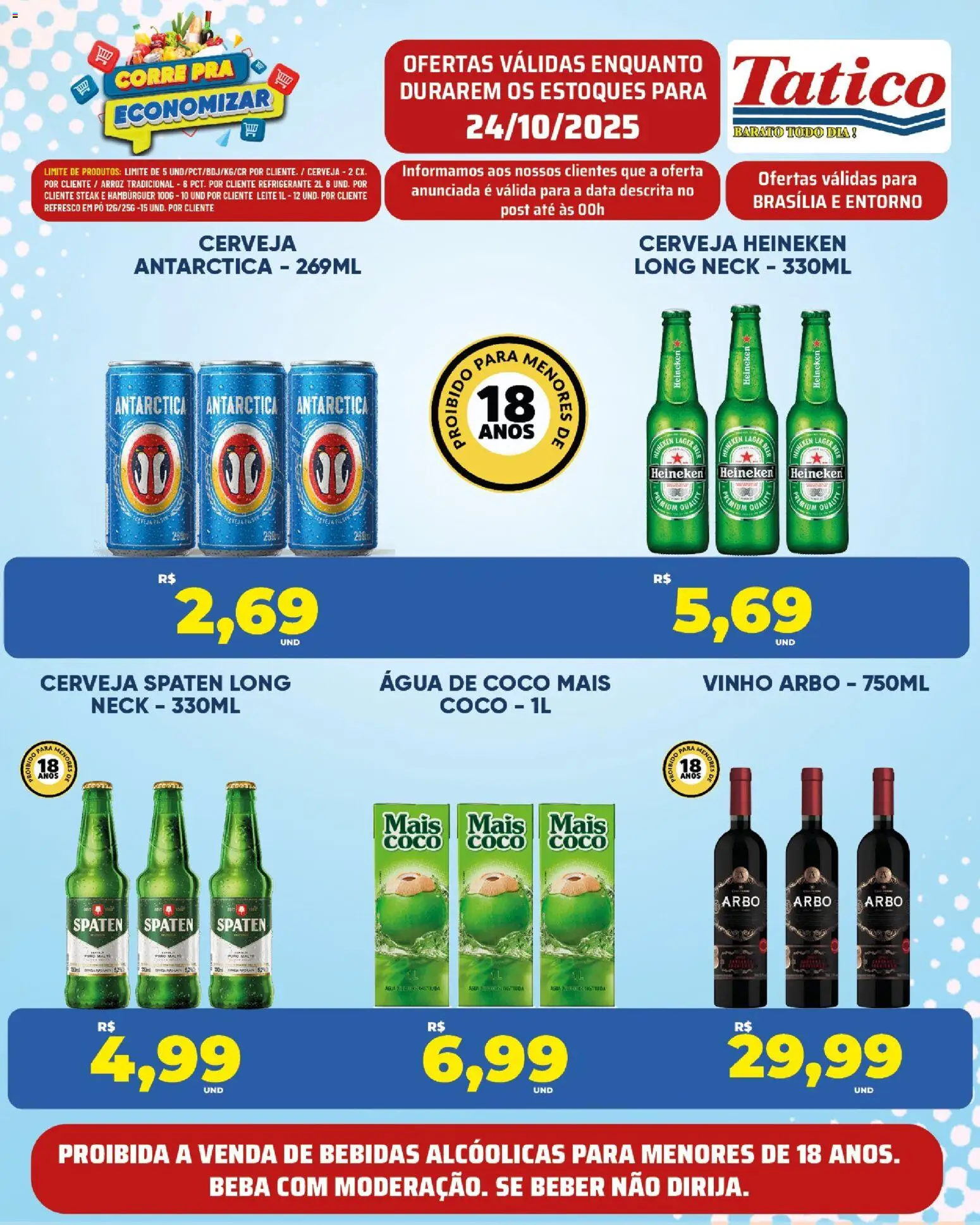 Tatico Folheto - válido de 24.10.2025 | Página: 15 | Produtos: Refresco, Vinho, Heineken, Pá