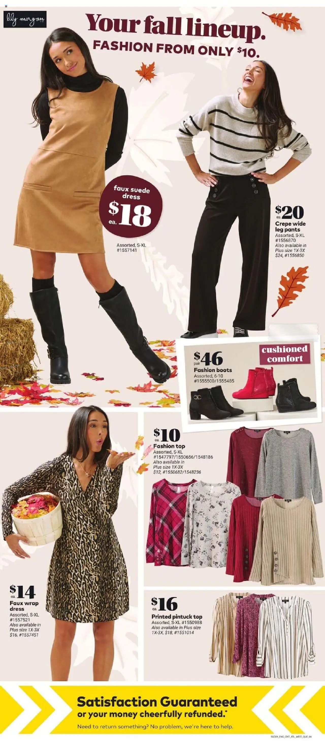 Giant Tiger flyer valid from 01.10.2025 | Page: 6 | Products: Boots, Dress, Shoes, Pants